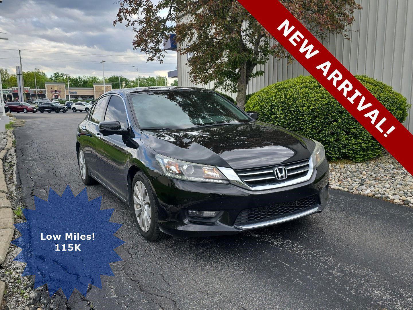 Crystal Black Pearl 2014 Honda Accord EX-L Sedan Front-Wheel Drive Continuously Variable Transmission