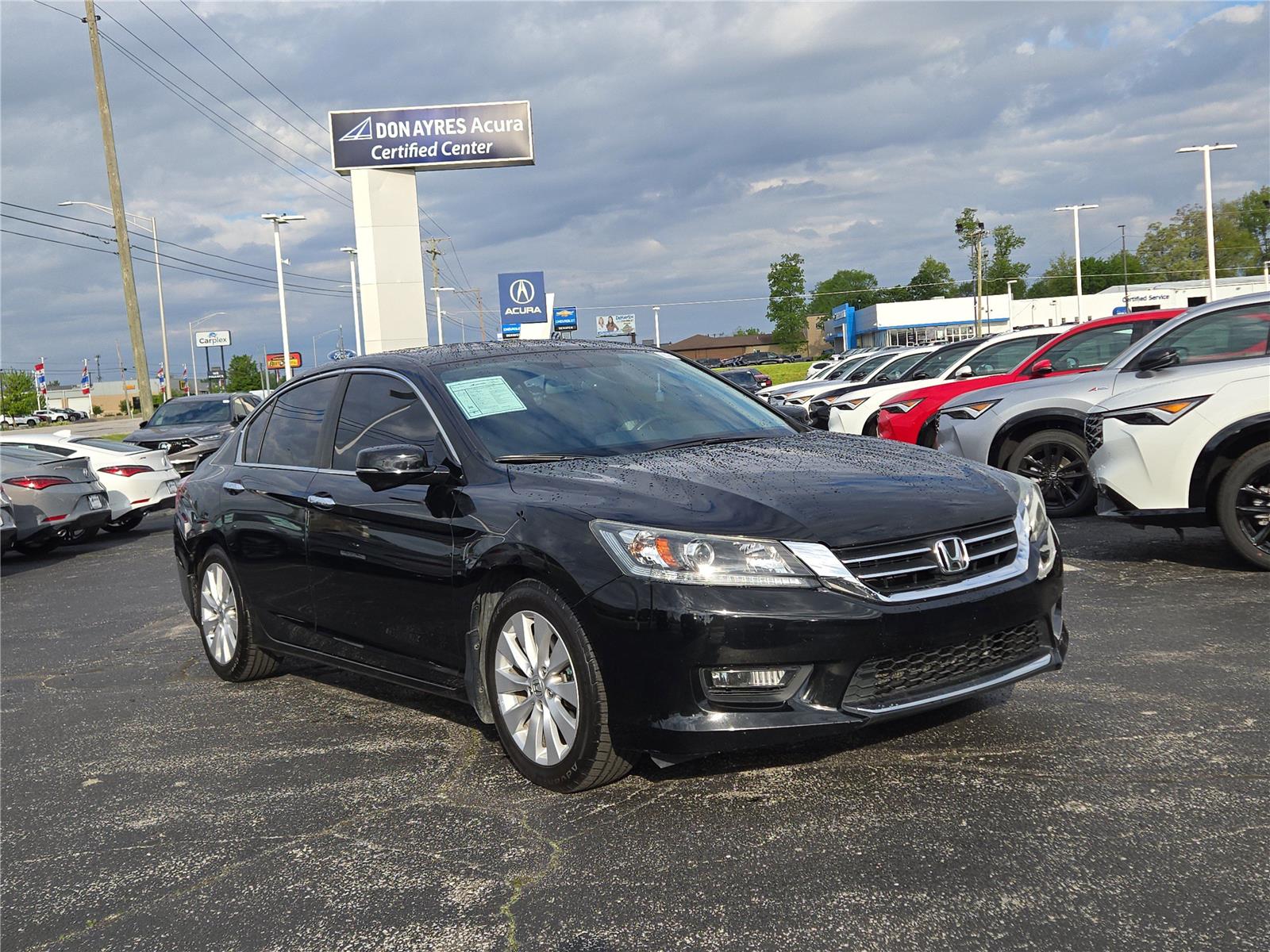 Crystal Black Pearl 2014 Honda Accord EX-L Sedan Front-Wheel Drive Continuously Variable Transmission
