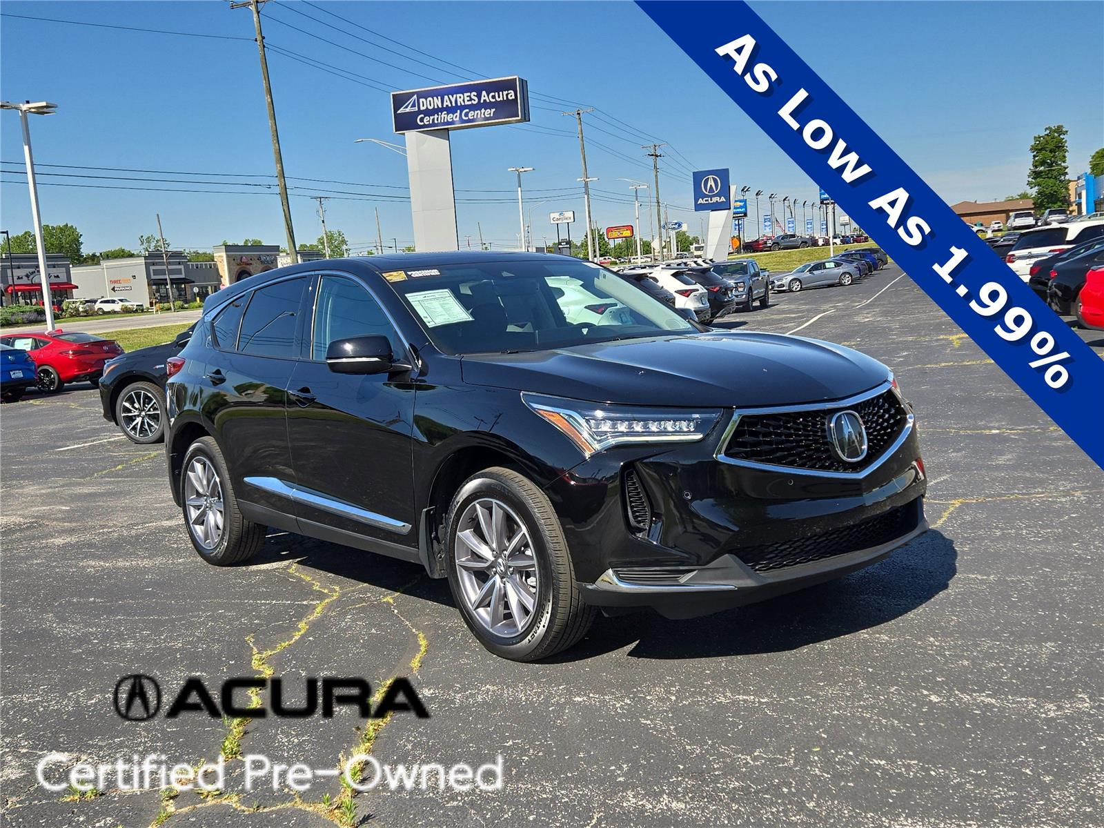 Majestic Black Pearl 2023 Acura RDX SH-AWD with Technology Package SUV / Crossover All-Wheel Drive Automatic