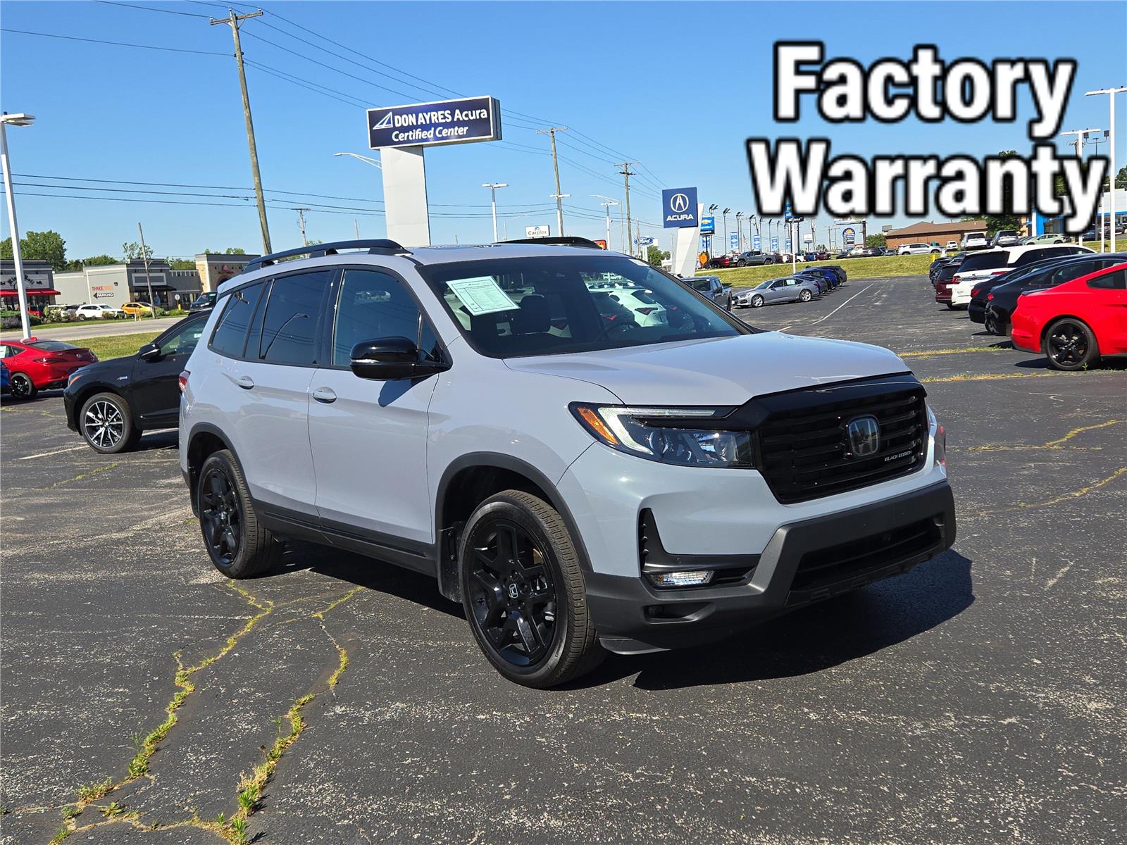Sonic Gray Pearl 2024 Honda Passport Black Edition AWD SUV / Crossover All-Wheel Drive 9-Speed Automatic
