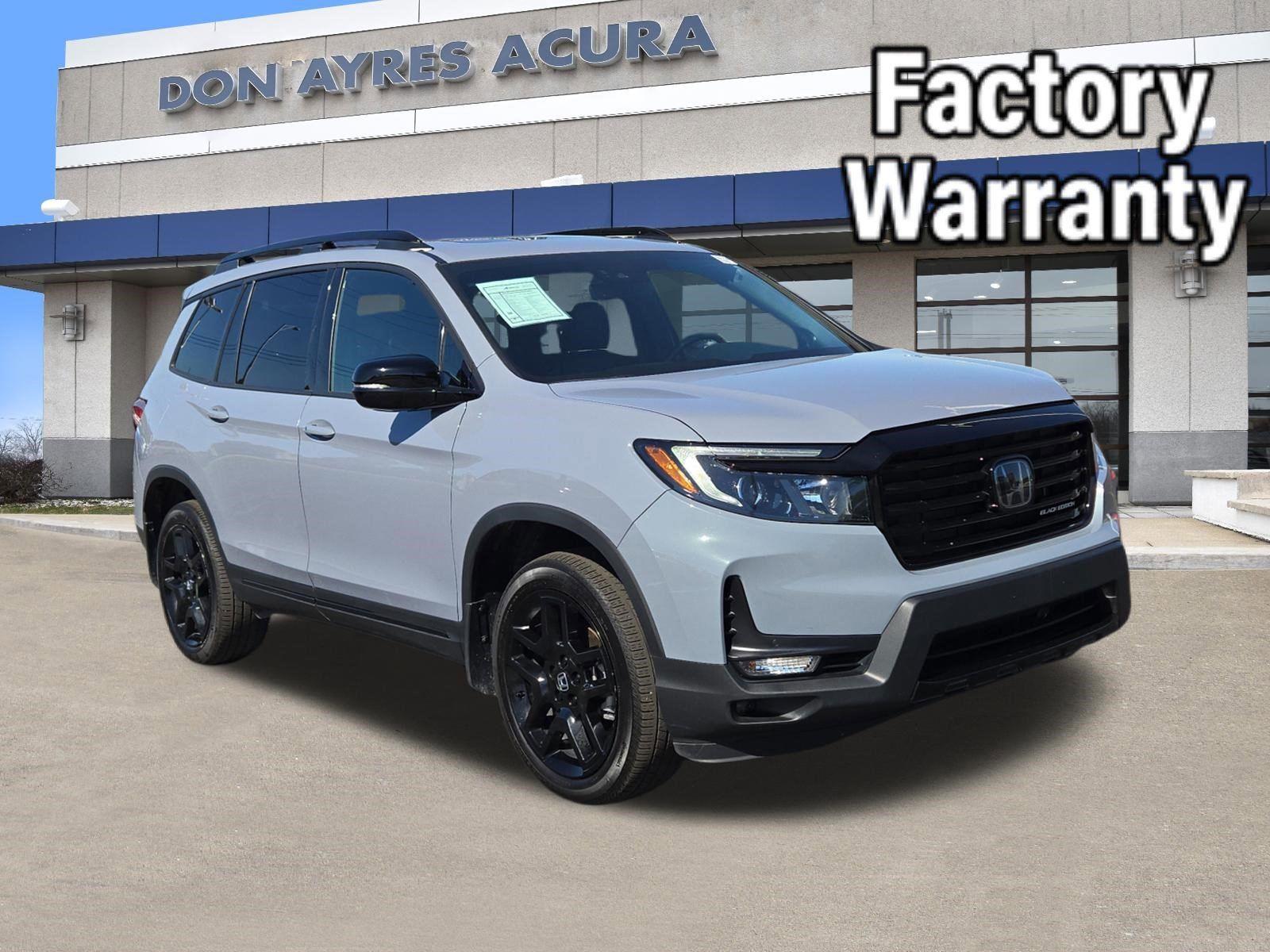 Sonic Gray Pearl 2024 Honda Passport Black Edition AWD SUV / Crossover All-Wheel Drive 9-Speed Automatic