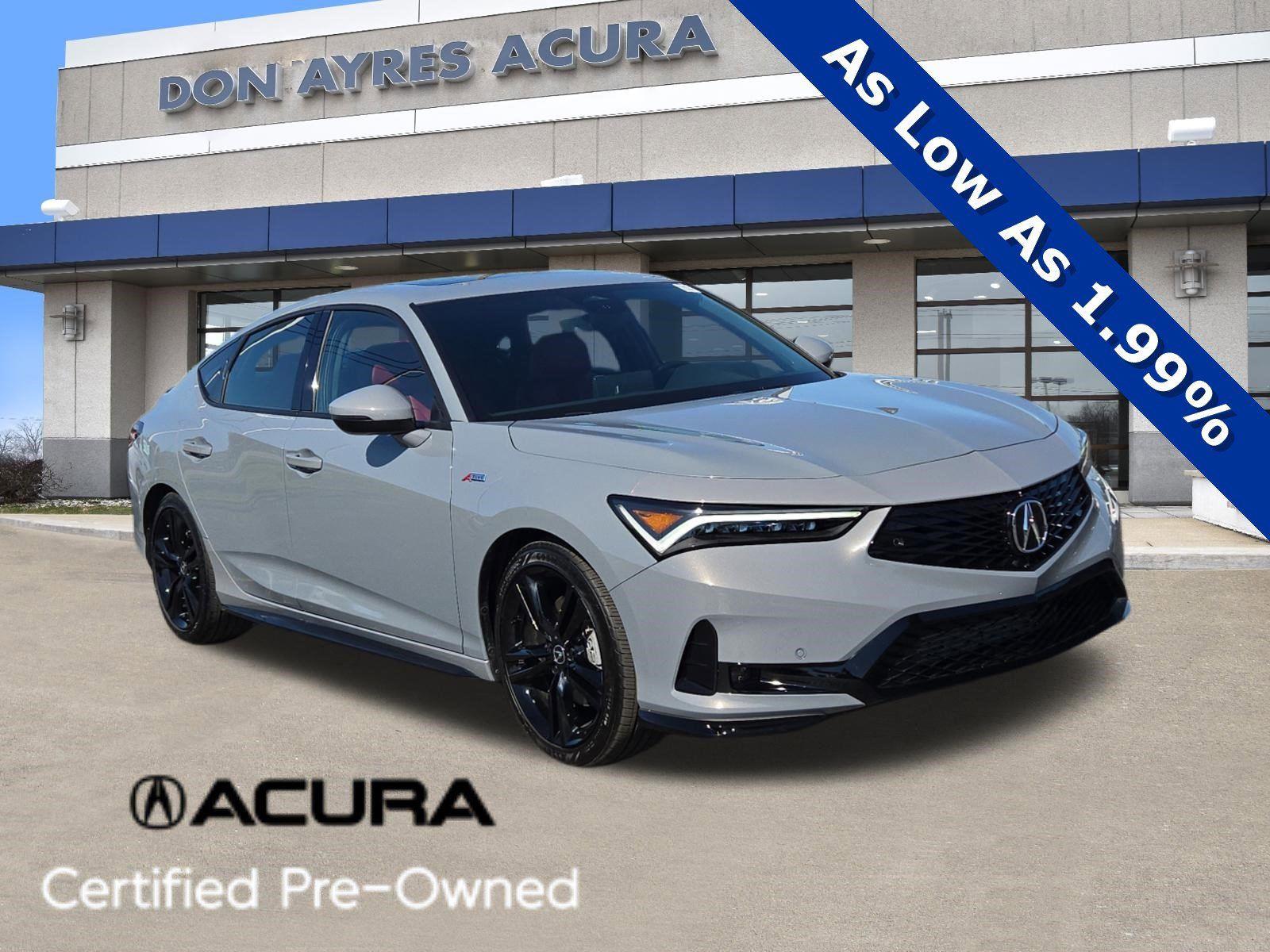 Urban Gray Pearl 2026 Acura Integra FWD with Technology and A-SPEC Package Sedan Front-Wheel Drive Continuously Variable Transmission