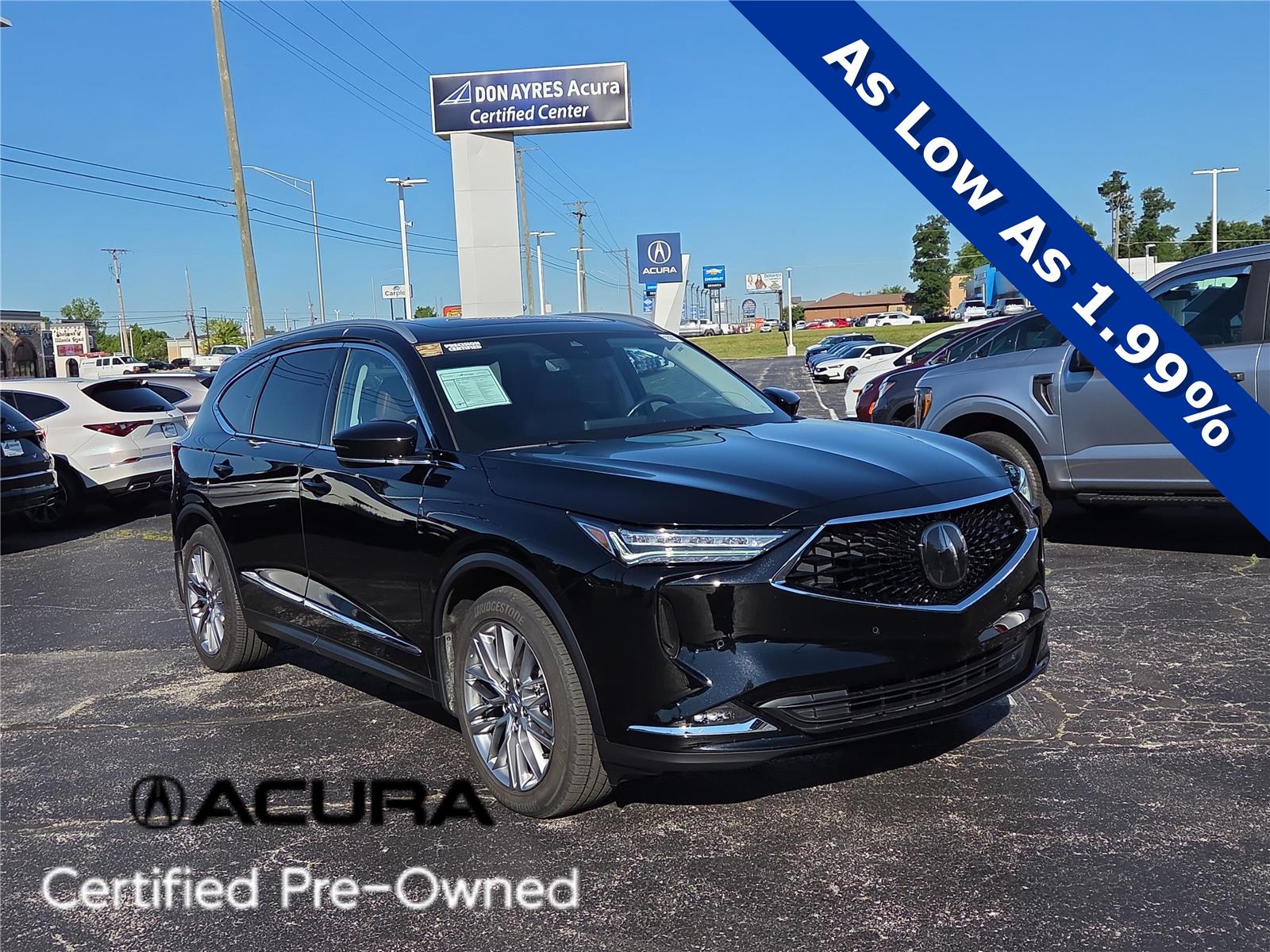 Majestic Black Pearl 2023 Acura MDX SUV / Crossover All-Wheel Drive Automatic
