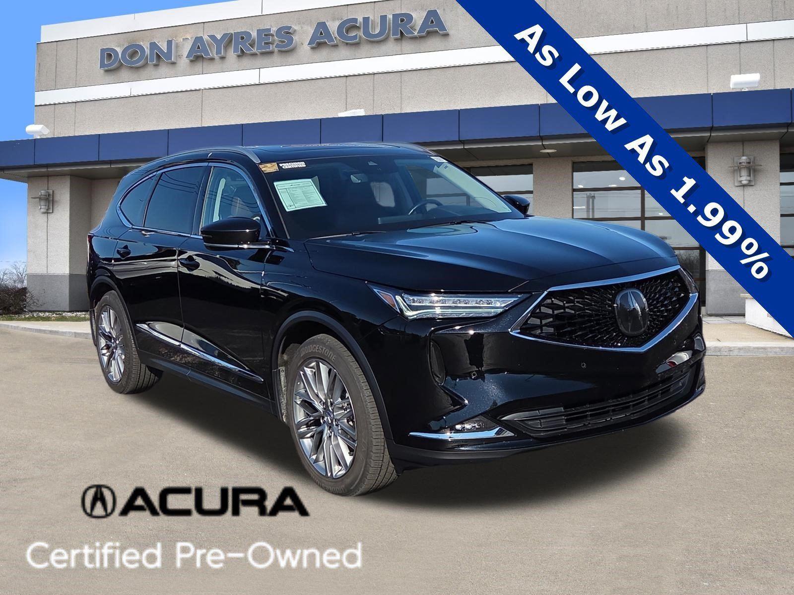 Majestic Black Pearl 2023 Acura MDX SUV / Crossover All-Wheel Drive Automatic