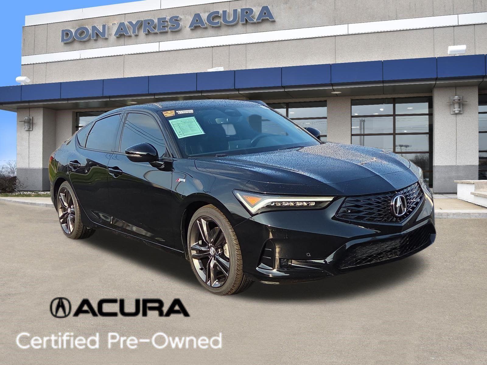 Majestic Black Pearl 2025 Acura Integra Sedan Front-Wheel Drive 7-Speed CVT