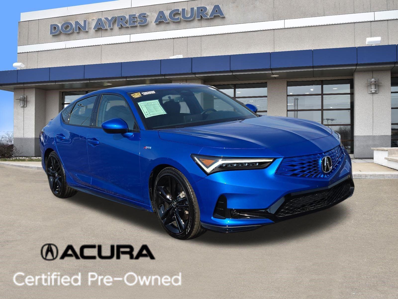 Double Apex Blue Pearl 2026 Acura Integra Sedan Front-Wheel Drive Continuously Variable Transmission