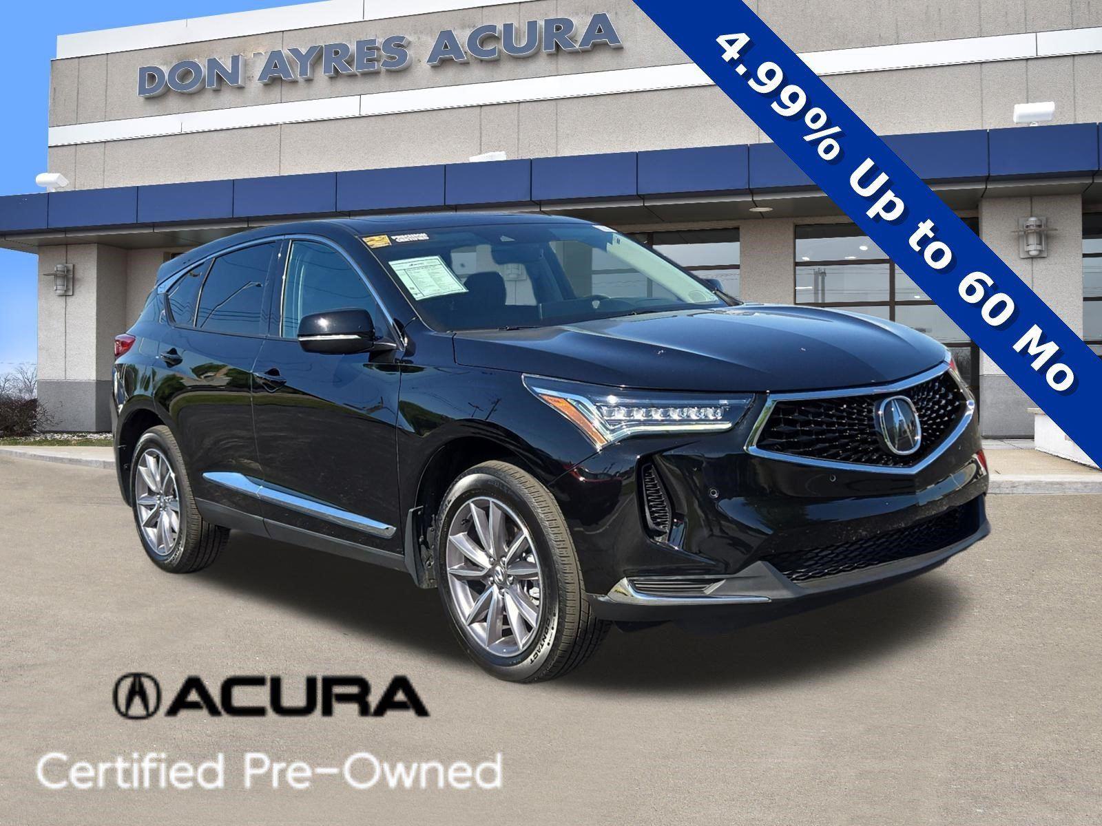 Majestic Black Pearl 2023 Acura RDX SUV / Crossover All-Wheel Drive Automatic