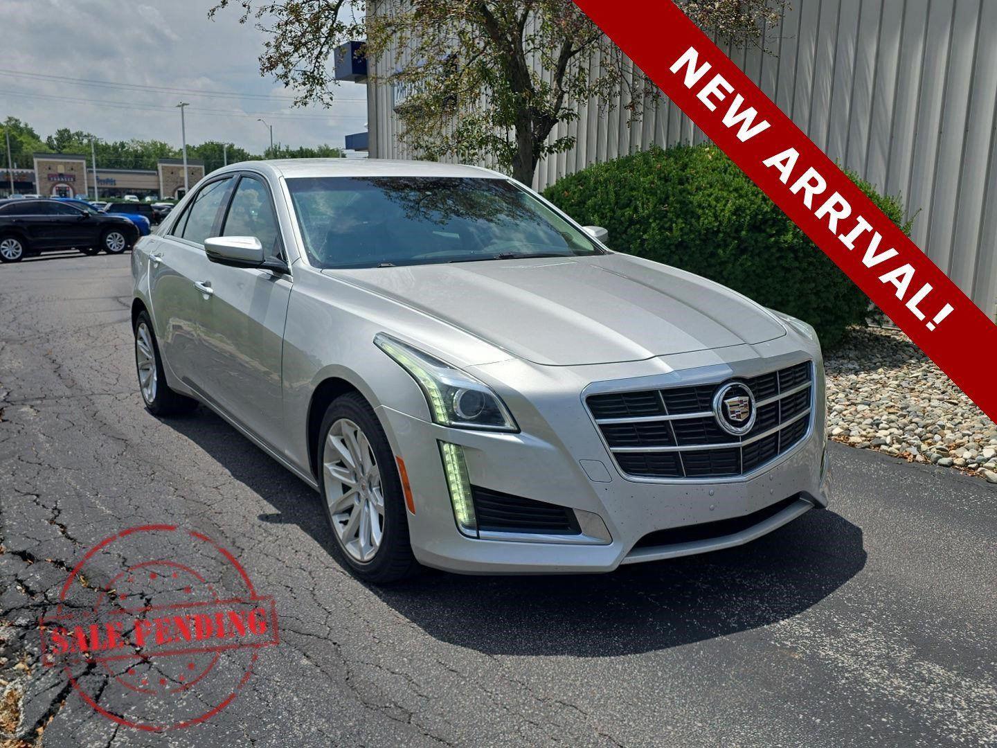 Radiant Silver Metallic 2014 Cadillac CTS Sedan All-Wheel Drive 6-Speed Automatic