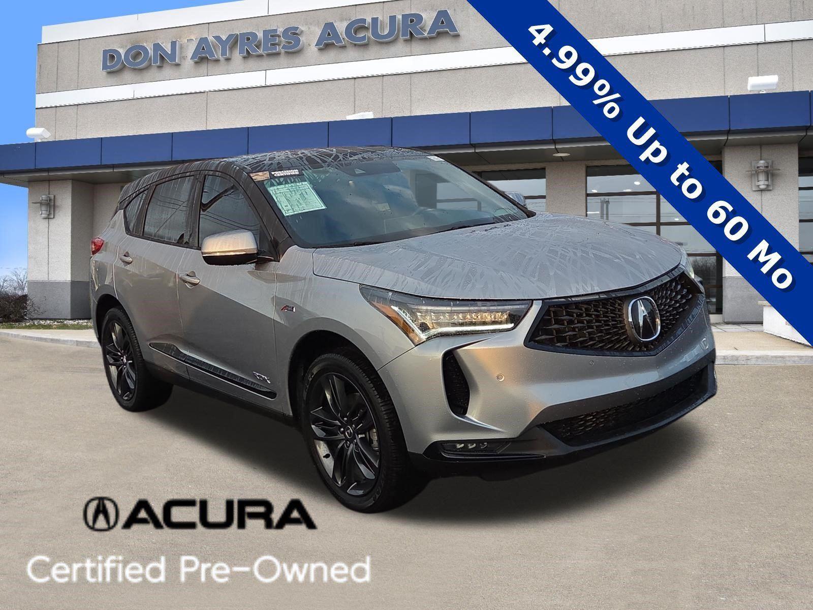 Lunar Silver Metallic 2024 Acura RDX SUV / Crossover All-Wheel Drive Automatic