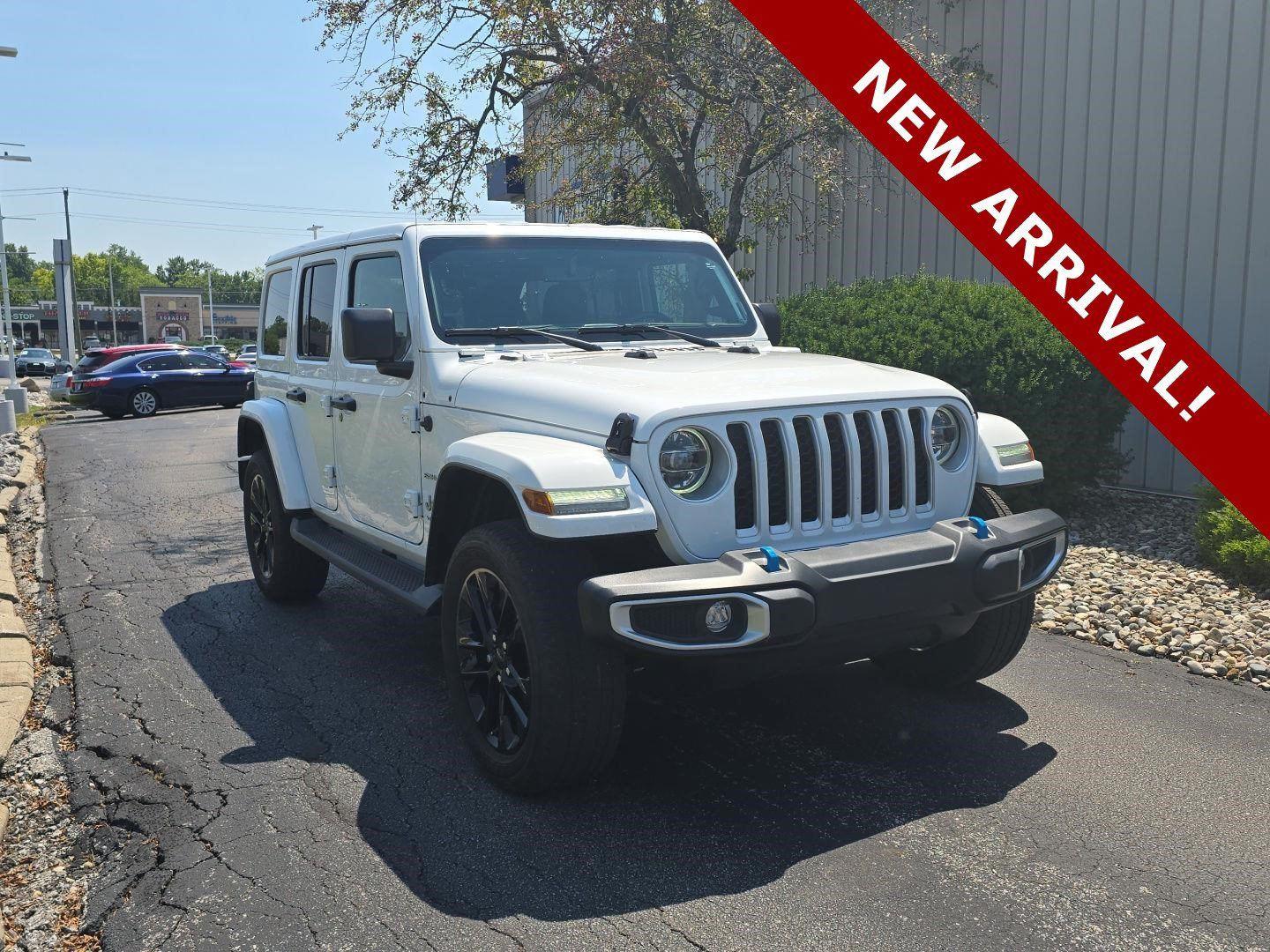 Bright White Clearcoat 2022 Jeep Wrangler 4xe SUV / Crossover Four-Wheel Drive 8-Speed Automatic