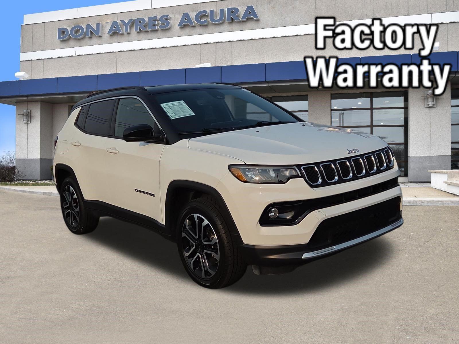 Bright White Clearcoat 2024 Jeep Compass SUV / Crossover Four-Wheel Drive 8-Speed Automatic
