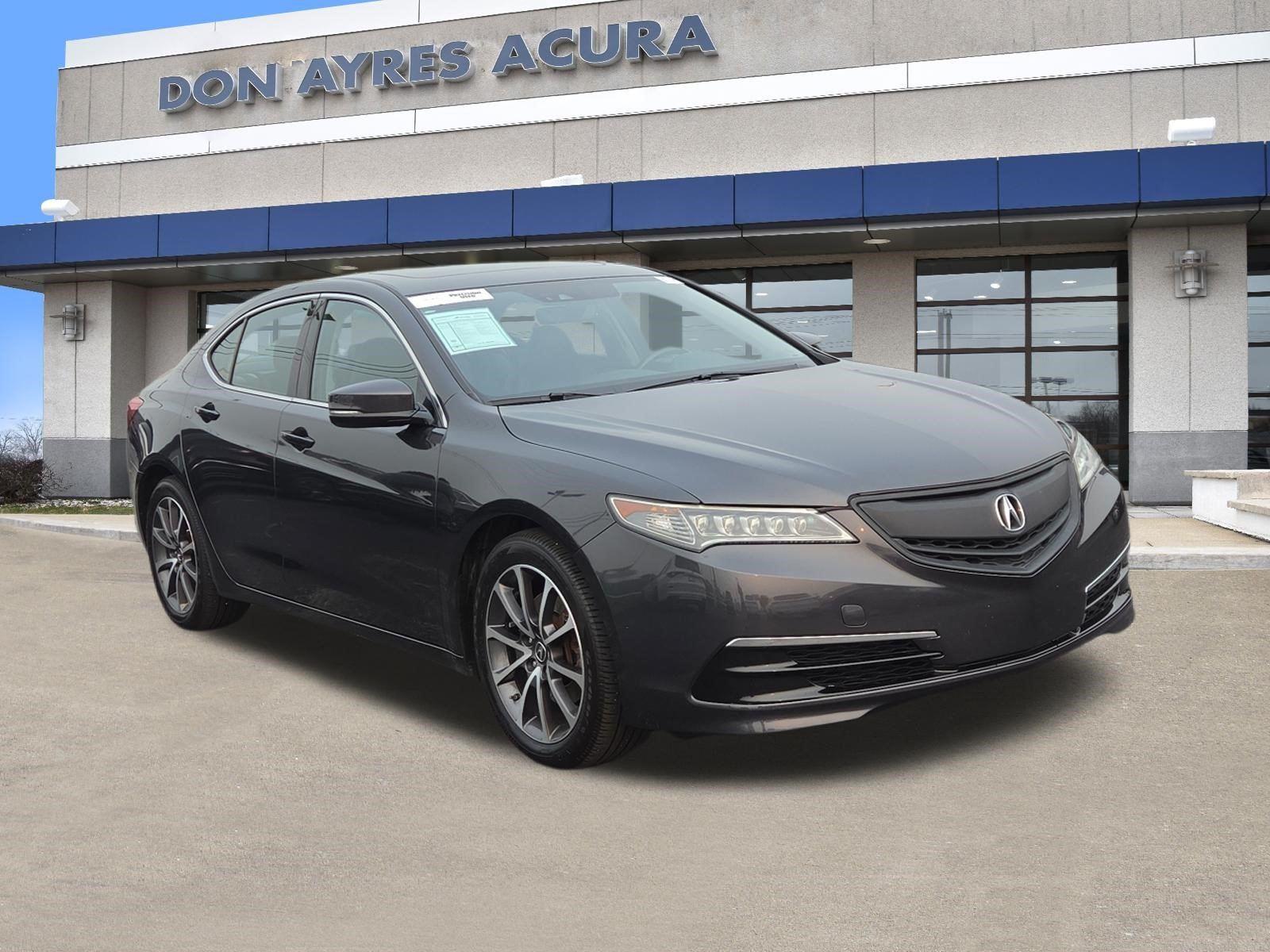 Gray (Graphite Luster Metallic) 2016 Acura TLX Sedan Front-Wheel Drive Automatic