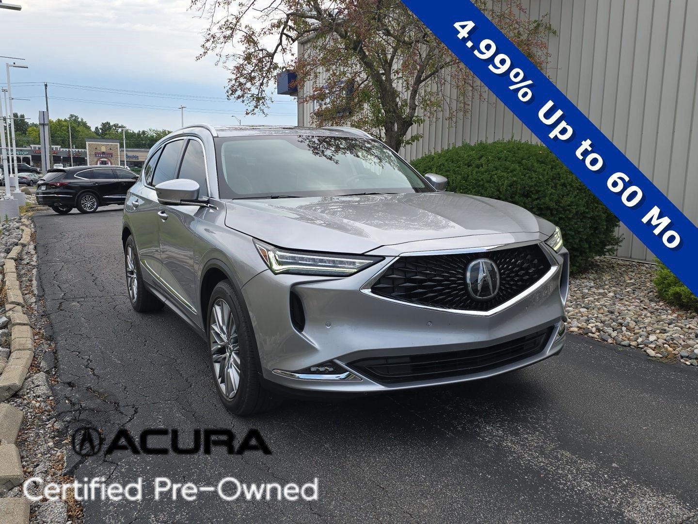 Lunar Silver Metallic 2022 Acura MDX SUV / Crossover All-Wheel Drive Automatic