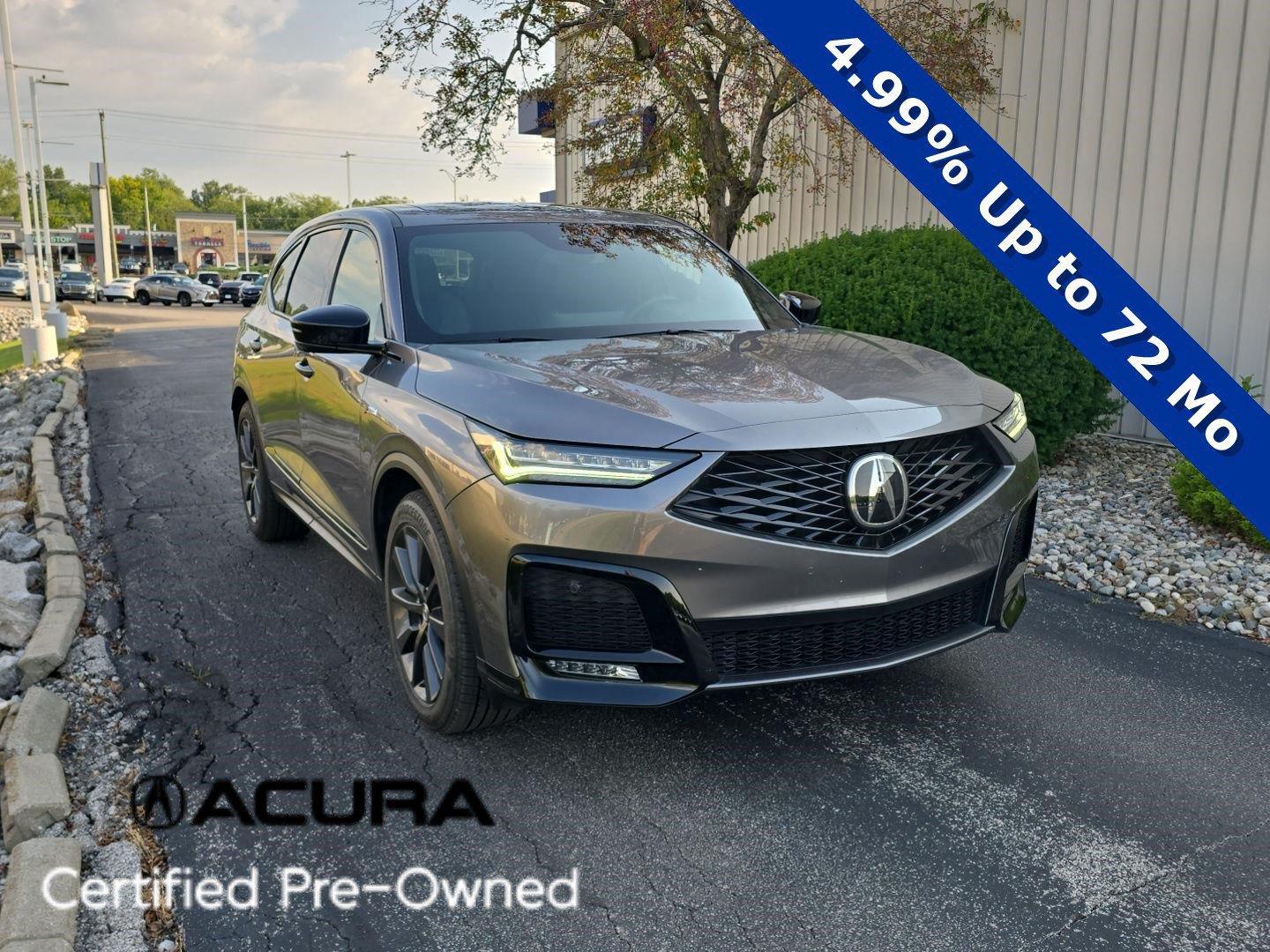 Liquid Carbon Metallic 2025 Acura MDX SUV / Crossover All-Wheel Drive Automatic