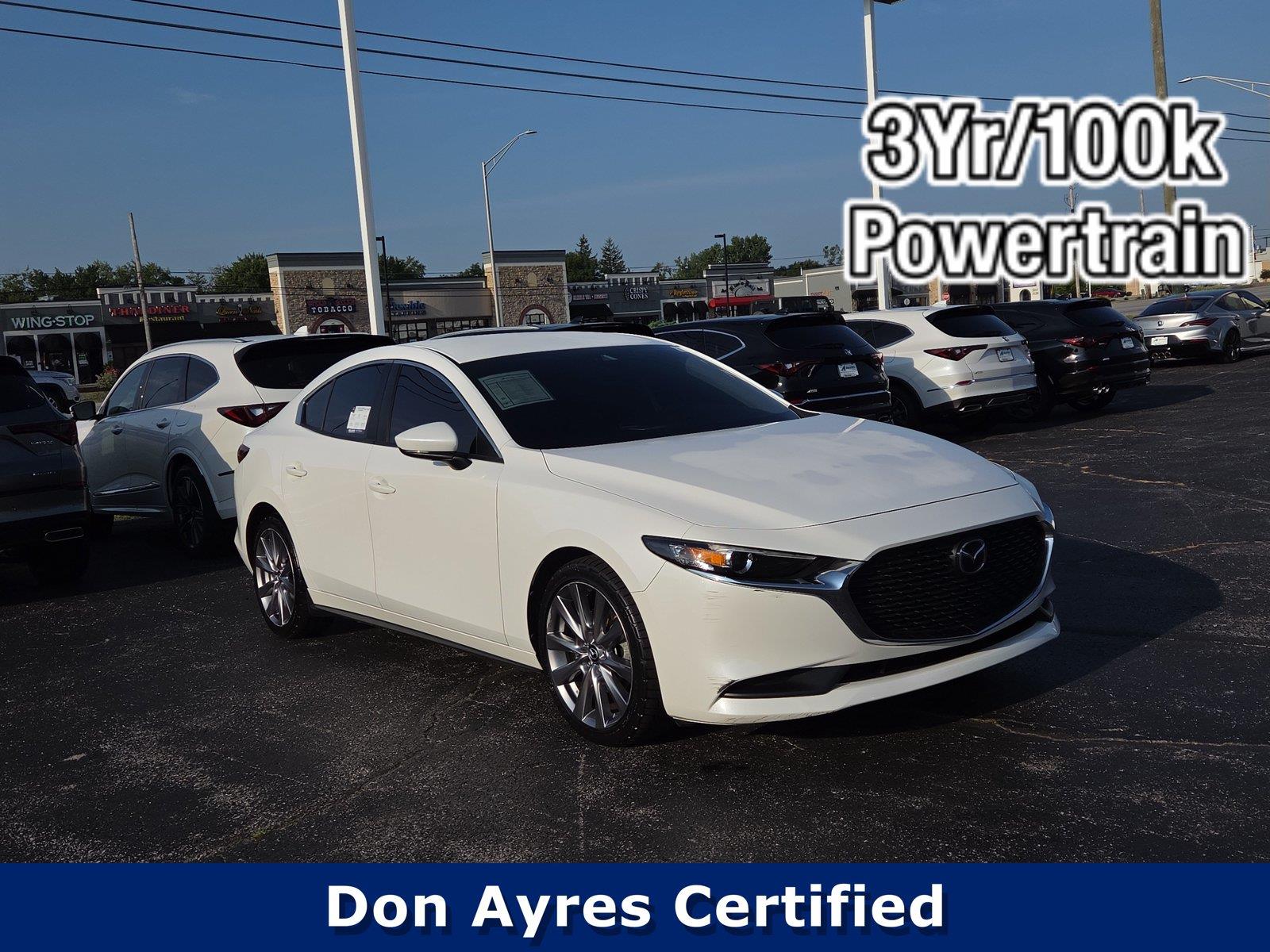 Snowflake White Pearl Mica 2021 Mazda MAZDA3 Sedan All-Wheel Drive Automatic