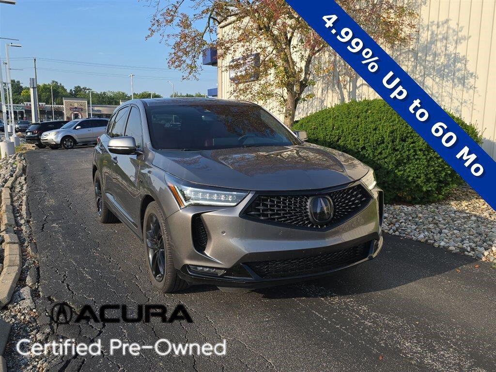 Liquid Carbon Metallic 2023 Acura RDX SUV / Crossover All-Wheel Drive Automatic