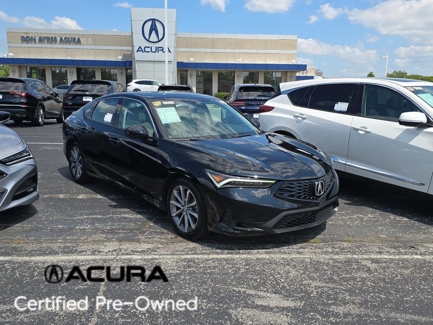 Majestic Black Pearl 2025 Acura Integra Sedan Front-Wheel Drive Continuously Variable Transmission