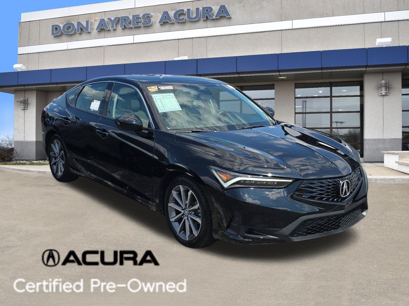 Majestic Black Pearl 2025 Acura Integra Sedan Front-Wheel Drive Continuously Variable Transmission
