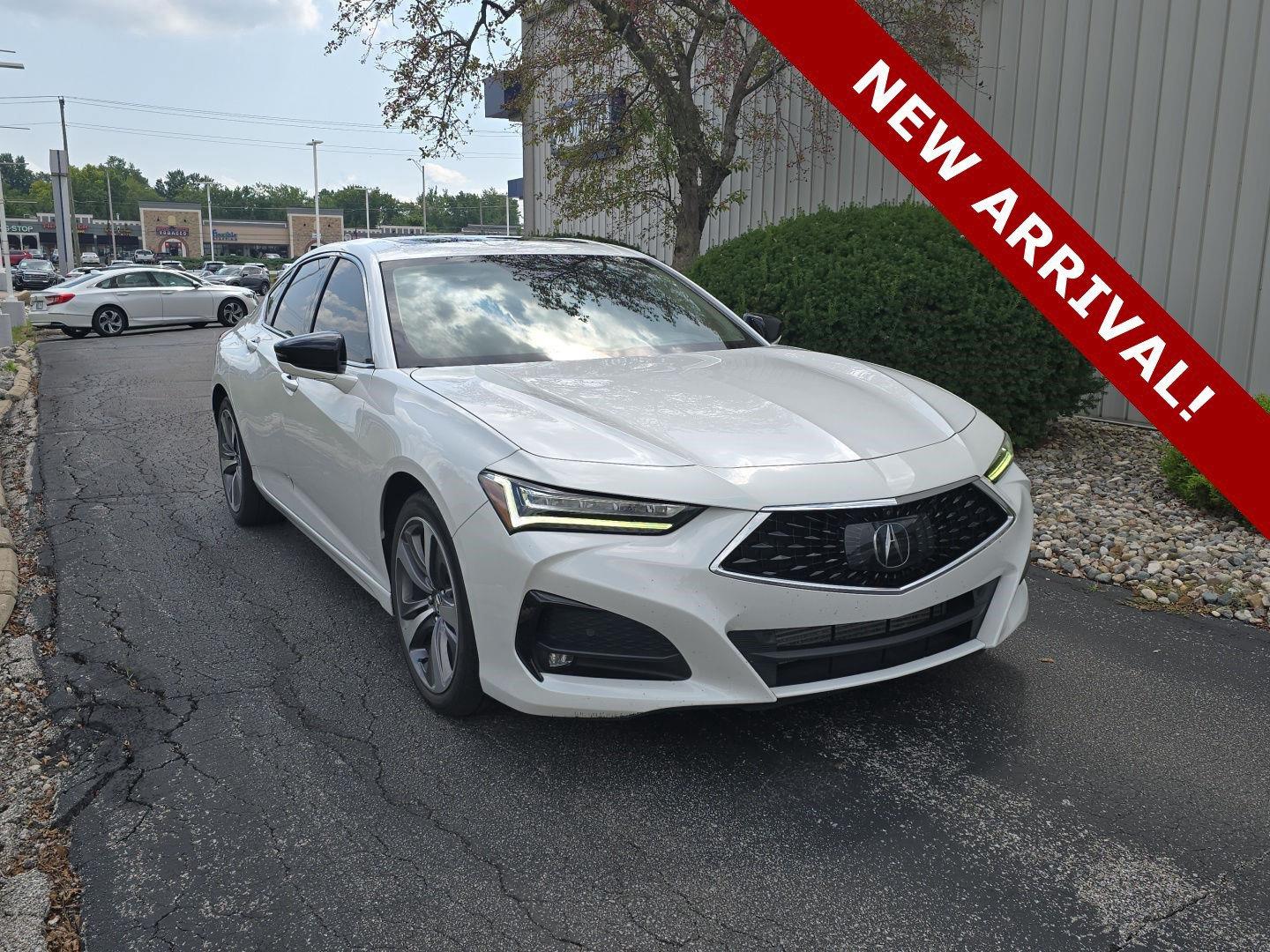 Platinum White Pearl 2021 Acura TLX Sedan All-Wheel Drive Automatic