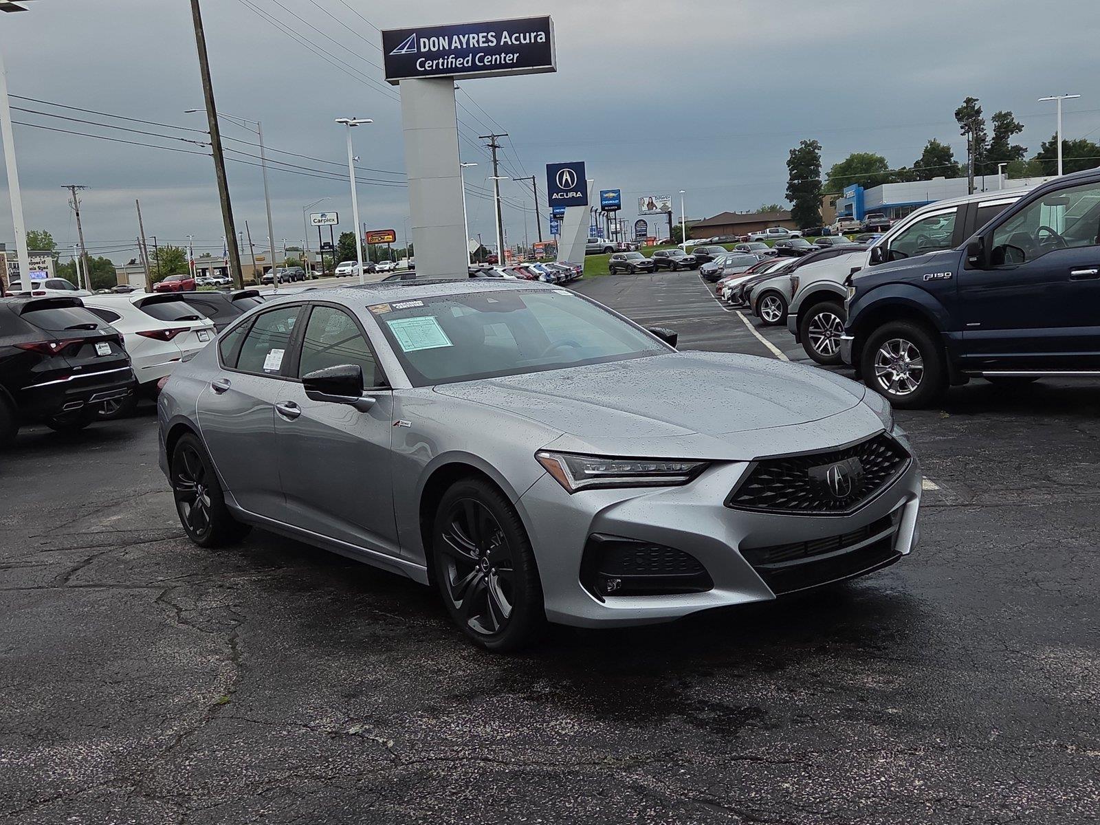 Lunar Silver Metallic 2021 Acura TLX Sedan Front-Wheel Drive Automatic
