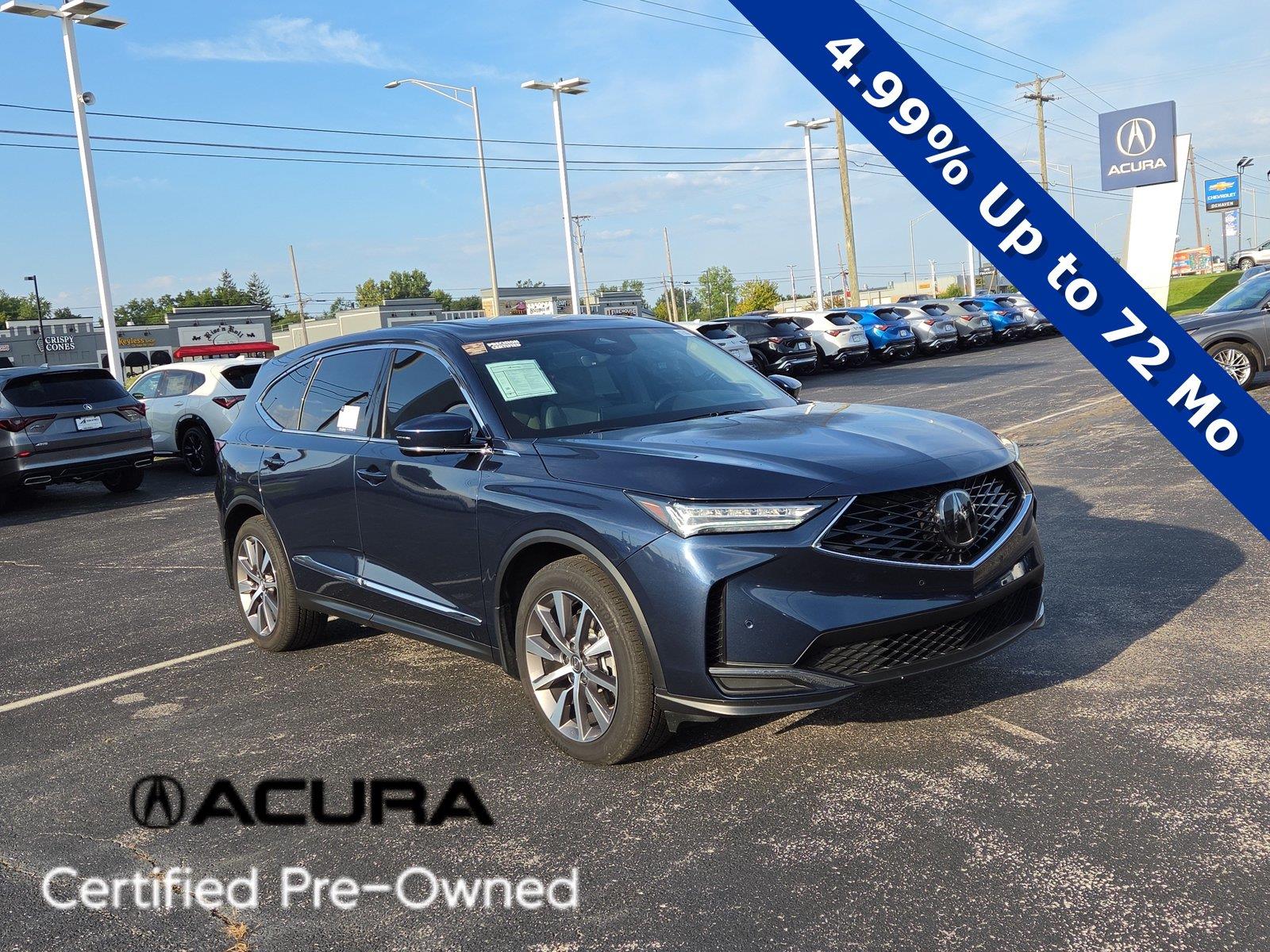 Canyon River Blue Metallic 2025 Acura MDX SUV / Crossover All-Wheel Drive Automatic