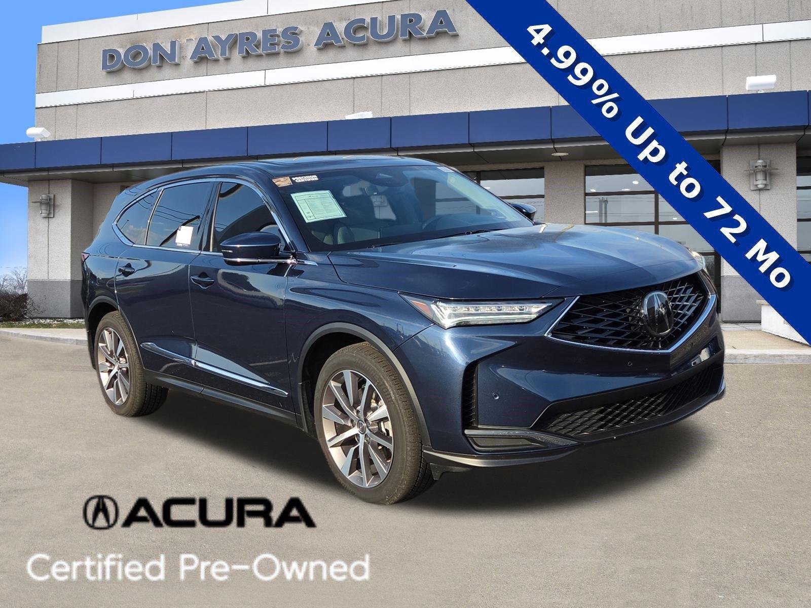 Canyon River Blue Metallic 2025 Acura MDX SUV / Crossover All-Wheel Drive Automatic