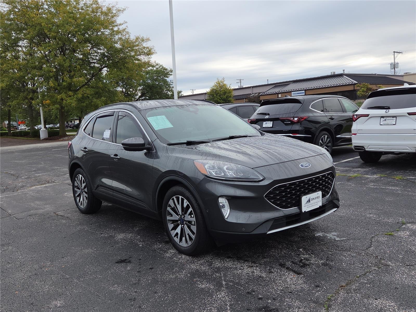 Gray (Magnetic) 2020 Ford Escape Hybrid SUV / Crossover All-Wheel Drive Continuously Variable Transmission