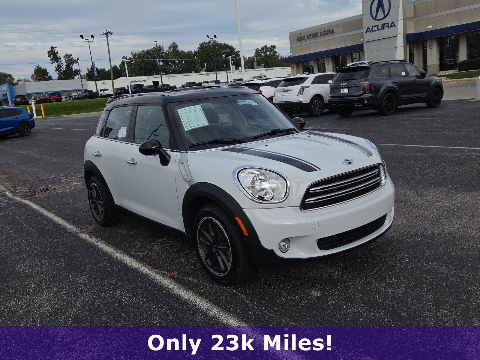 Light White 2016 MINI Countryman SUV / Crossover Front-Wheel Drive 6-Speed Manual Overdrive