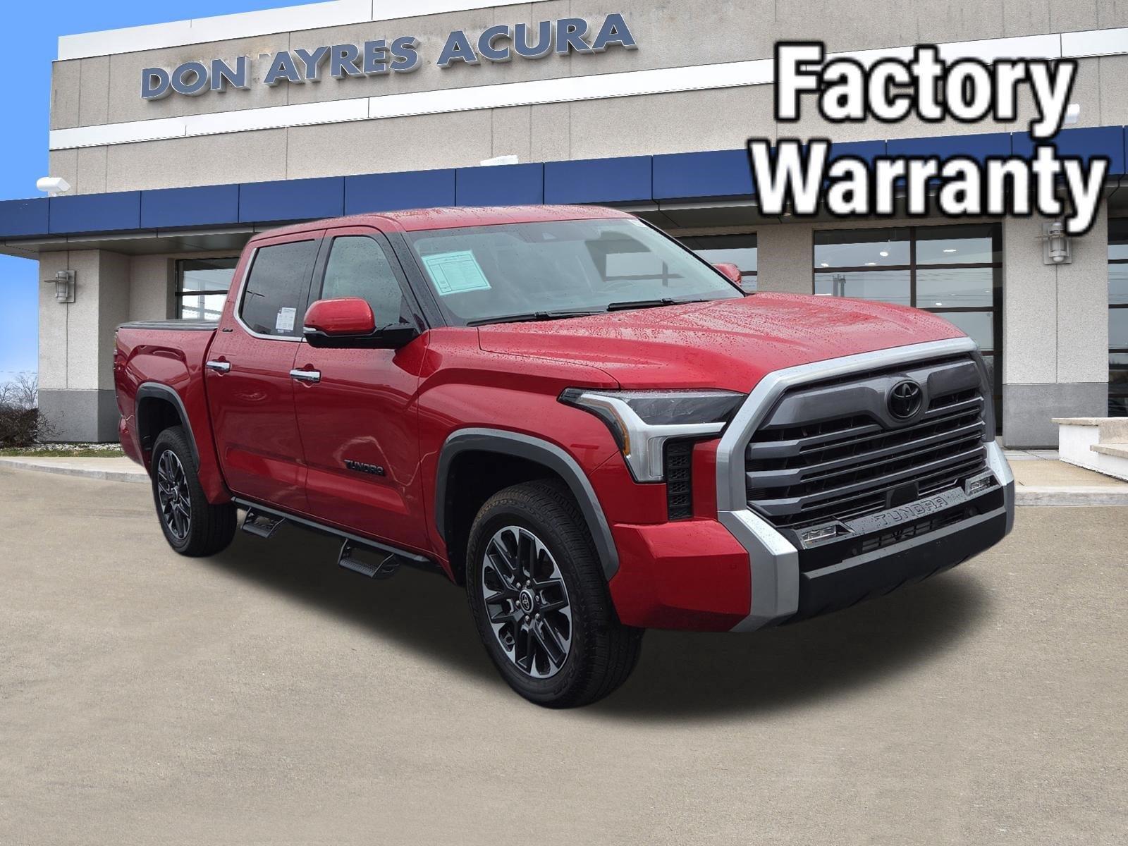 Supersonic Red 2023 Toyota Tundra Pickup Truck Four-Wheel Drive Automatic
