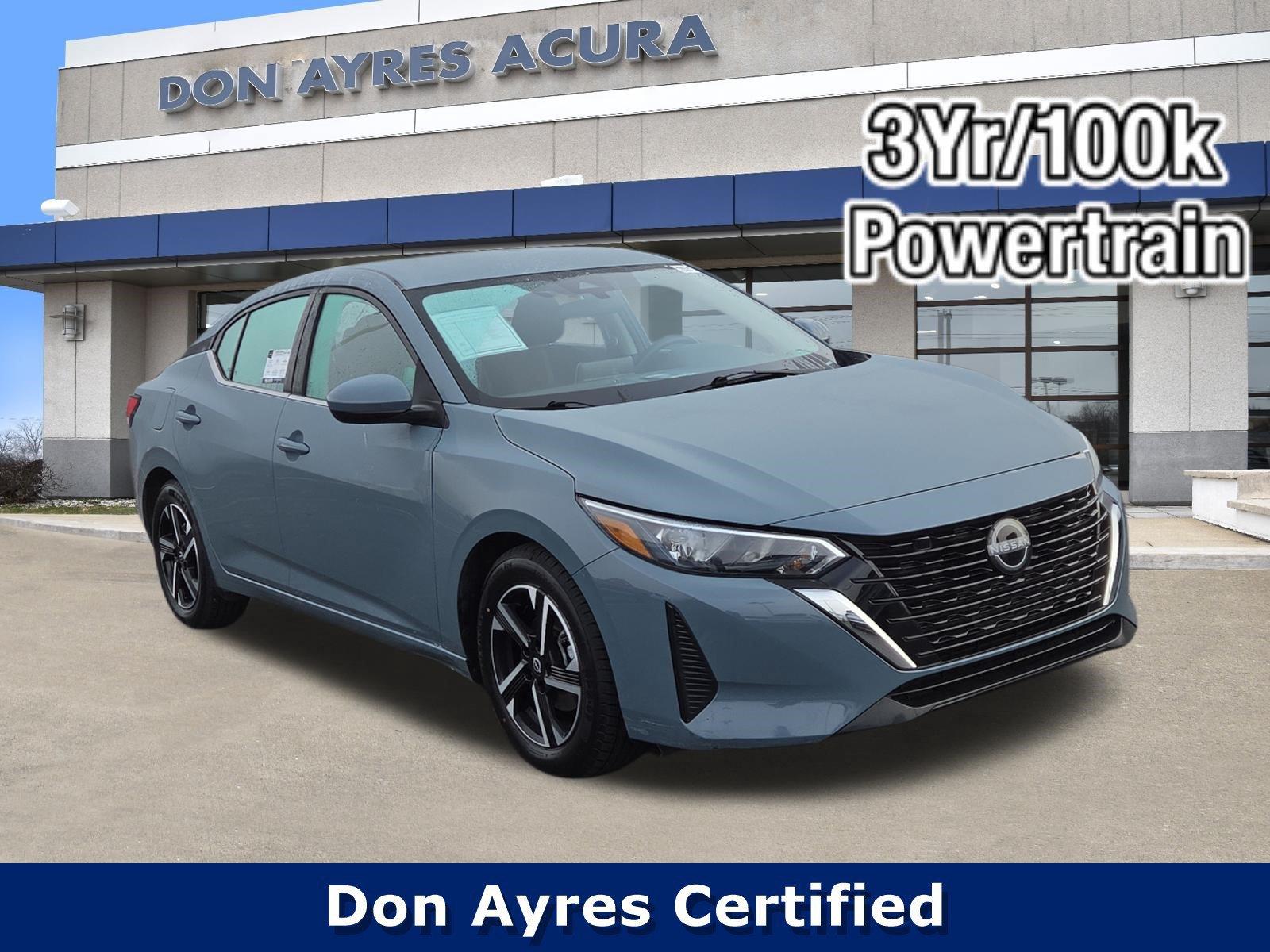 Atlantic Gray Metallic 2024 Nissan Sentra Sedan Front-Wheel Drive Continuously Variable Transmission