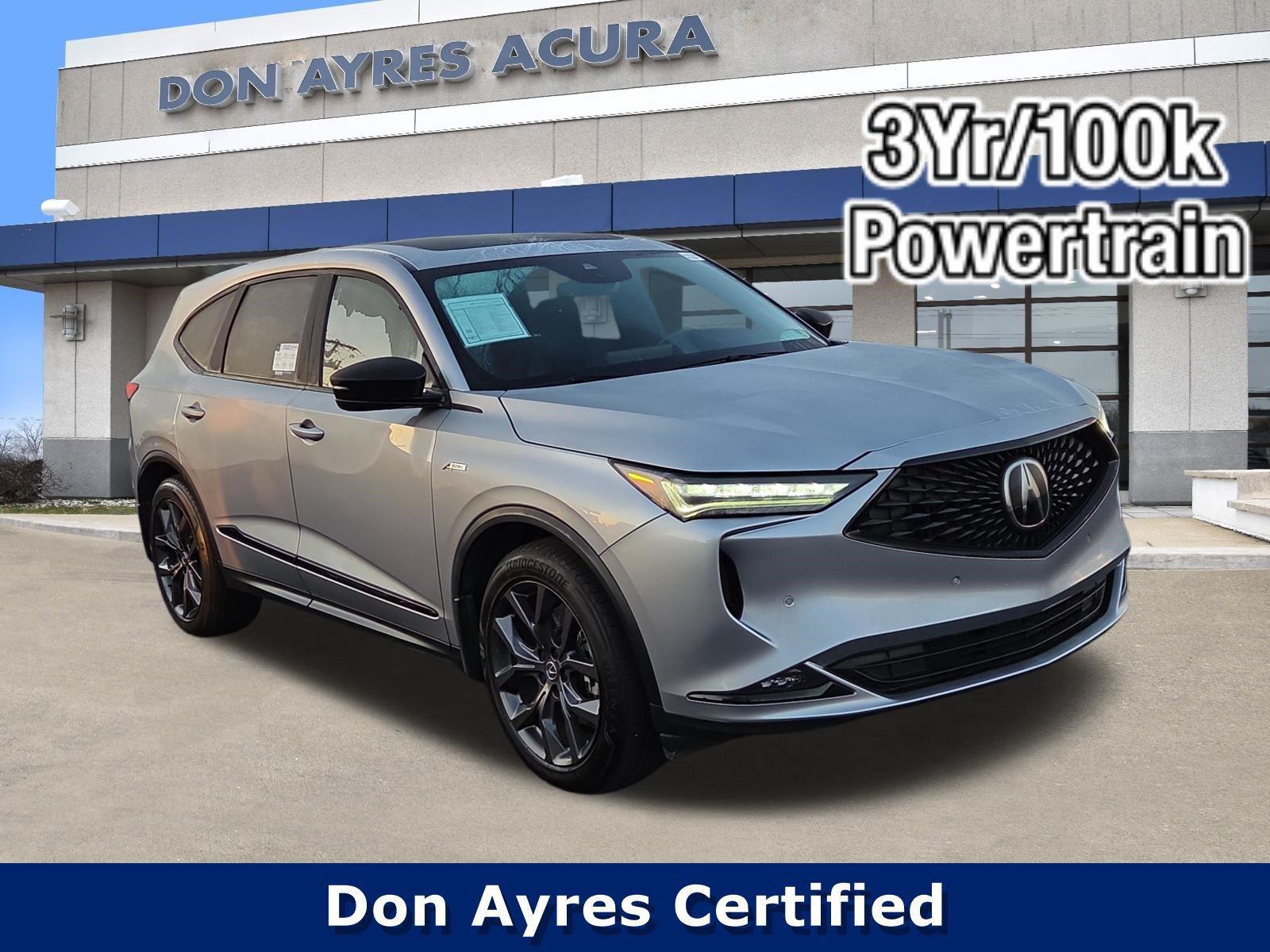 Lunar Silver Metallic 2022 Acura MDX SUV / Crossover All-Wheel Drive Automatic