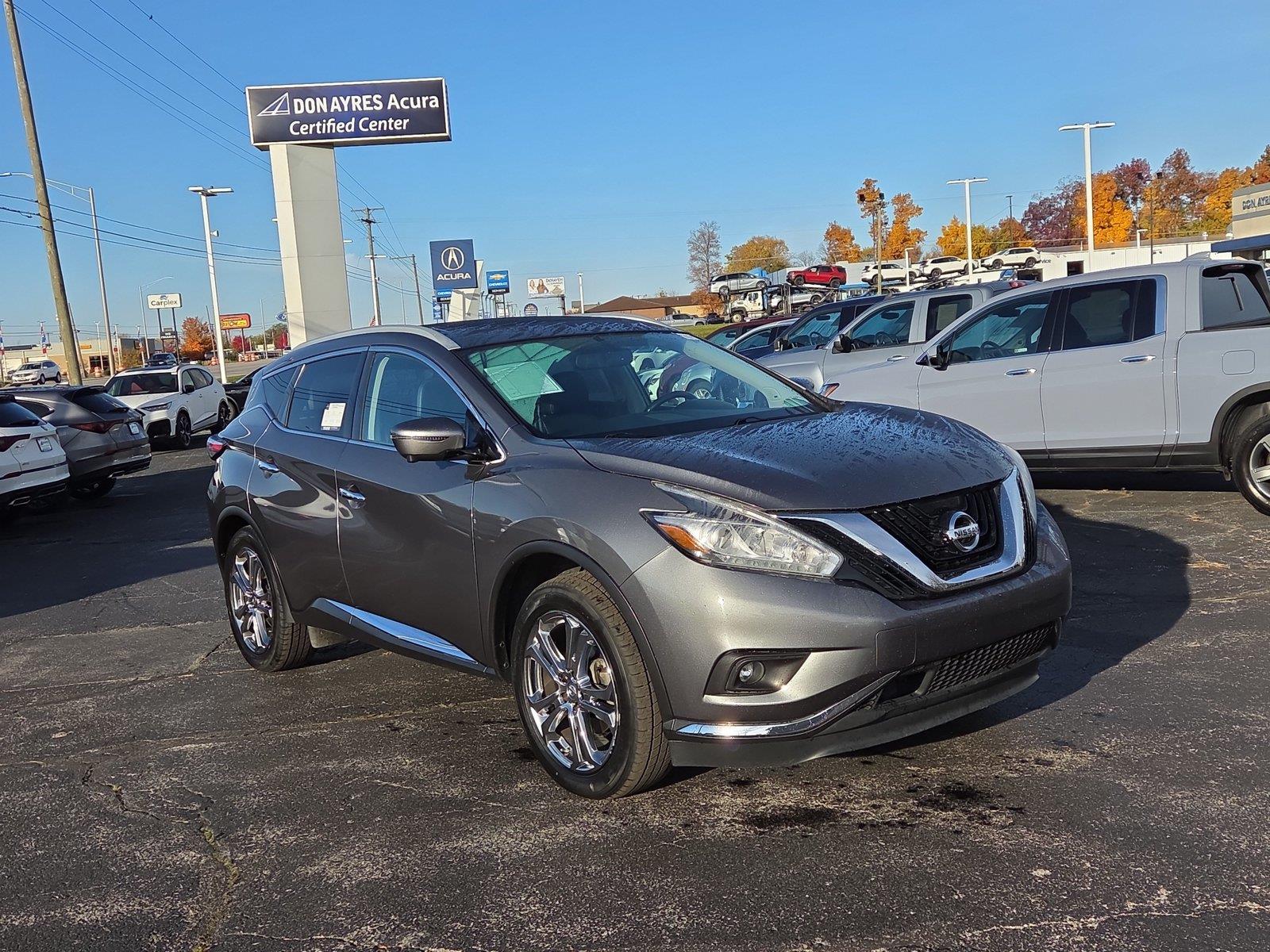 Gray (Gun Metallic) 2018 Nissan Murano SUV / Crossover All-Wheel Drive Continuously Variable Transmission