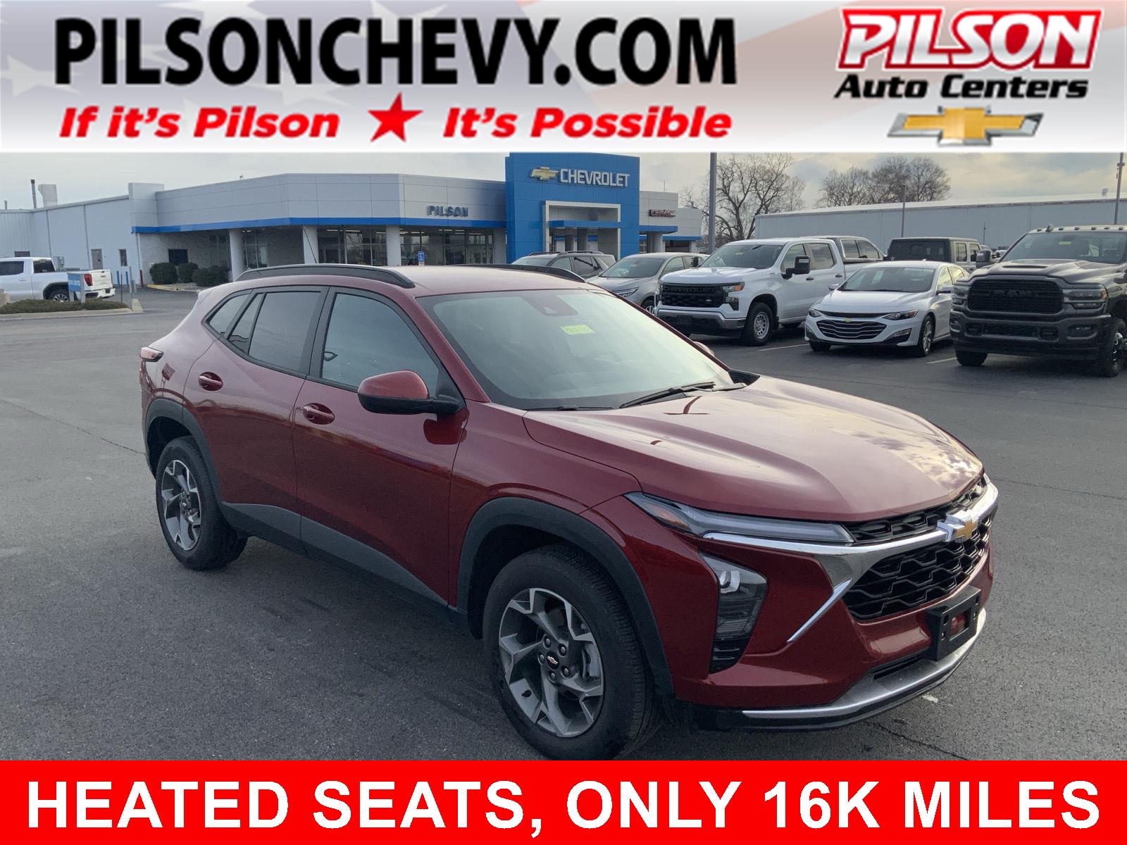 Red (Crimson Metallic) 2025 Chevrolet Trax LT FWD SUV / Crossover Front-Wheel Drive 6-Speed Automatic