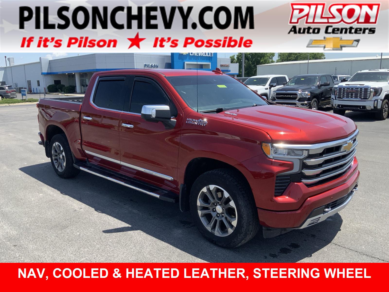 Radiant Red Tintcoat 2023 Chevrolet Silverado 1500 Pickup Truck Four-Wheel Drive Automatic