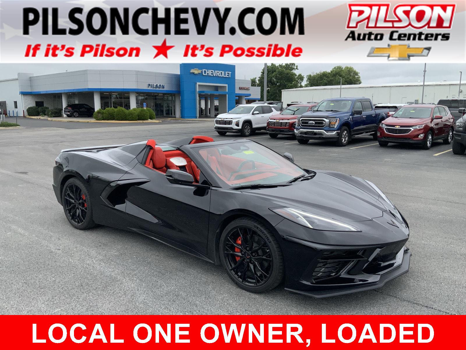 Black 2026 Chevrolet Corvette Convertible Rear-Wheel Drive
