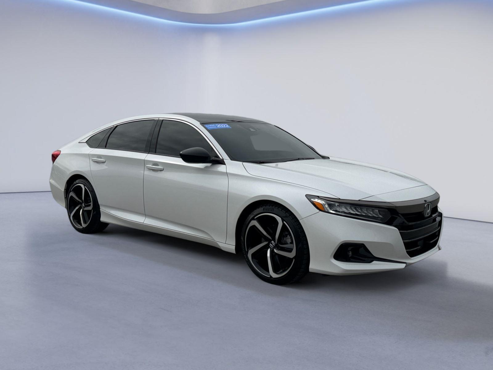Platinum White Pearl 2022 Honda Accord Hybrid Sedan Front-Wheel Drive 1-Speed Dual Clutch