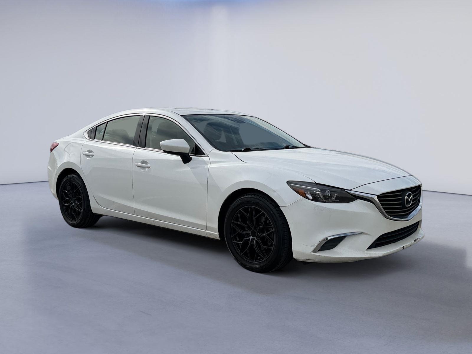 Snowflake White Pearl Mica 2016 Mazda MAZDA6 i Touring Sedan Front-Wheel Drive Automatic