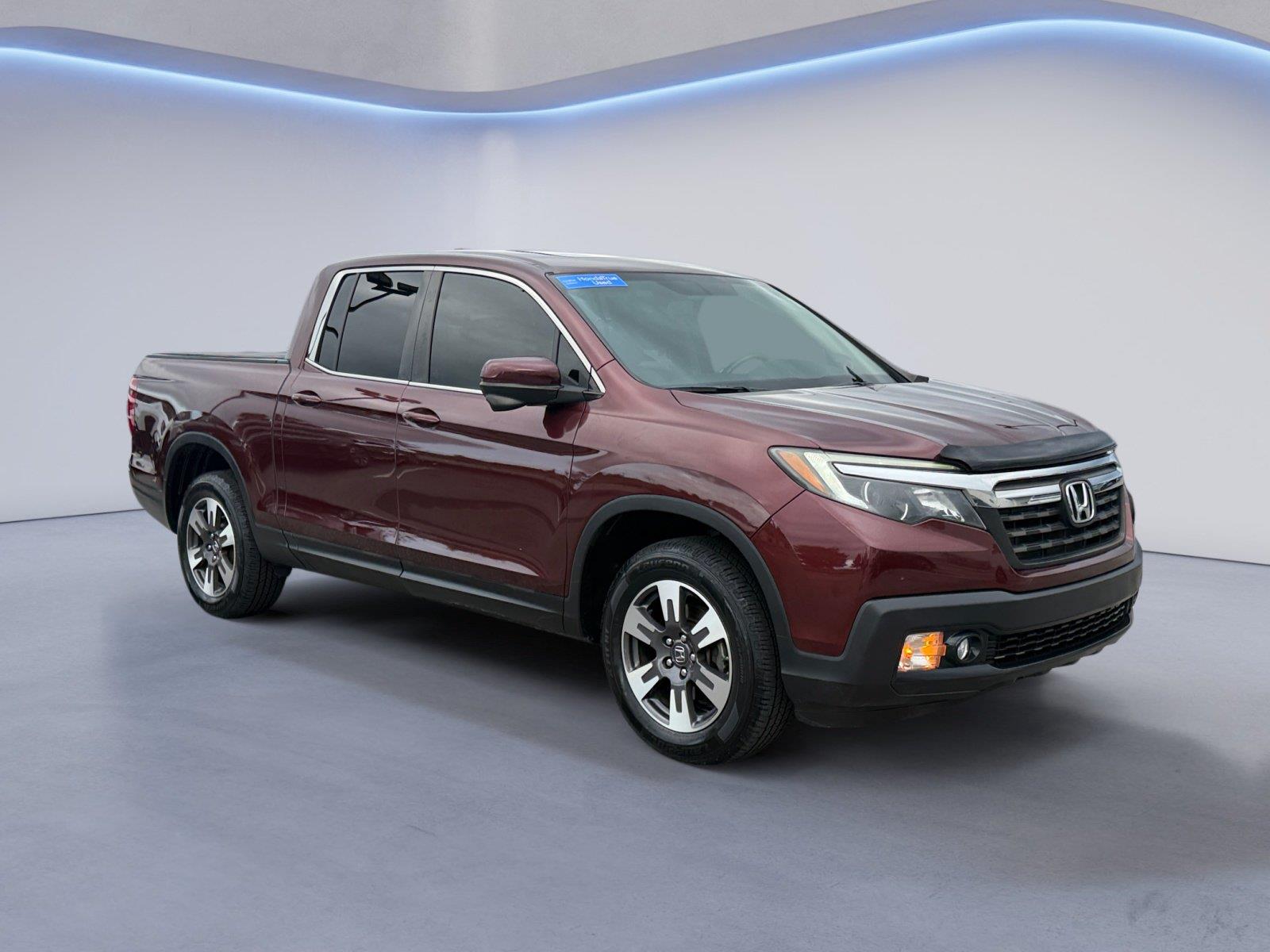 Red (Deep Scarlet Pearl) 2019 Honda Ridgeline Pickup Truck All-Wheel Drive 6-Speed Automatic