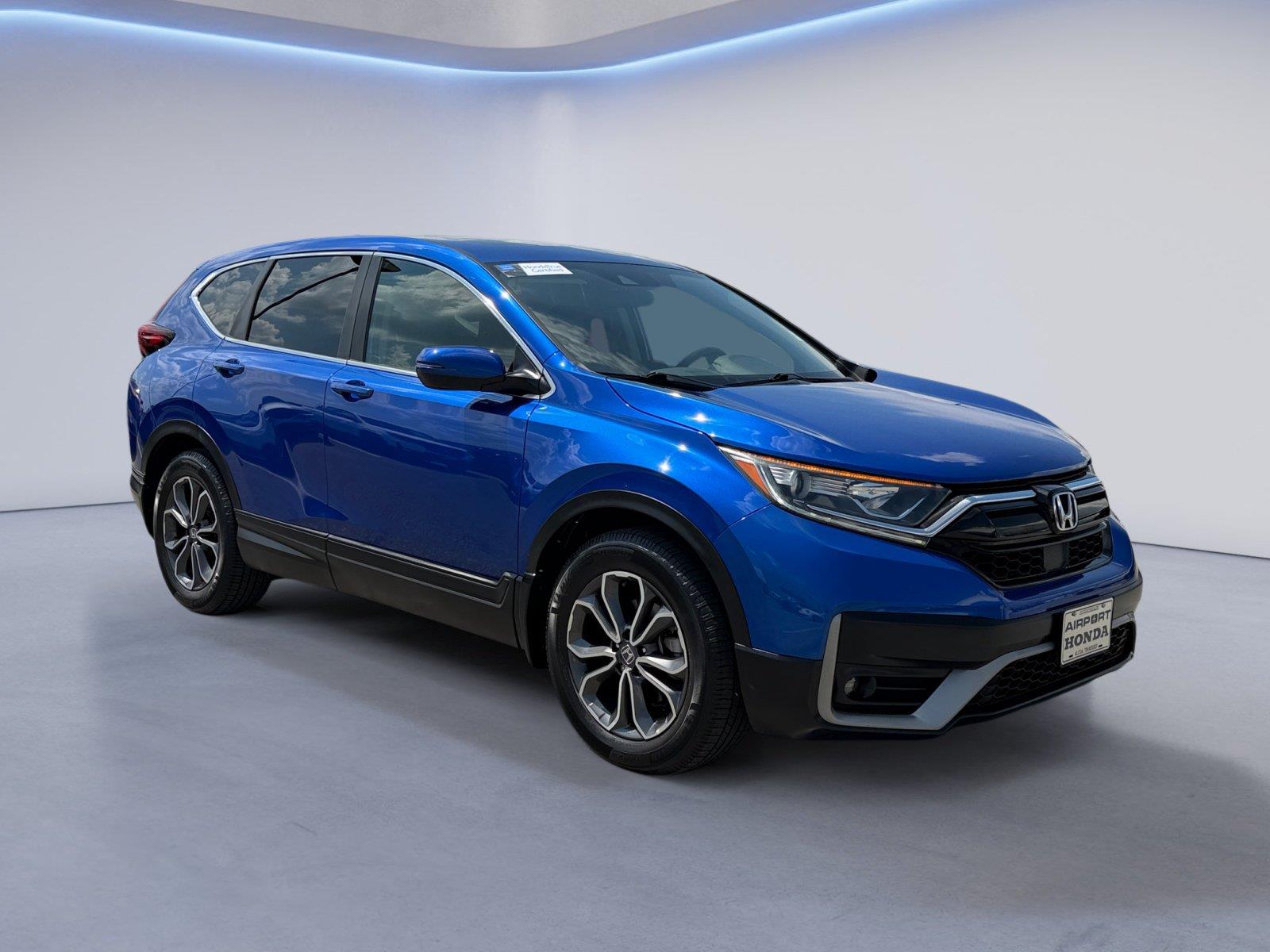 Aegean Blue Metallic 2021 Honda CR-V SUV / Crossover Front-Wheel Drive Continuously Variable Transmission