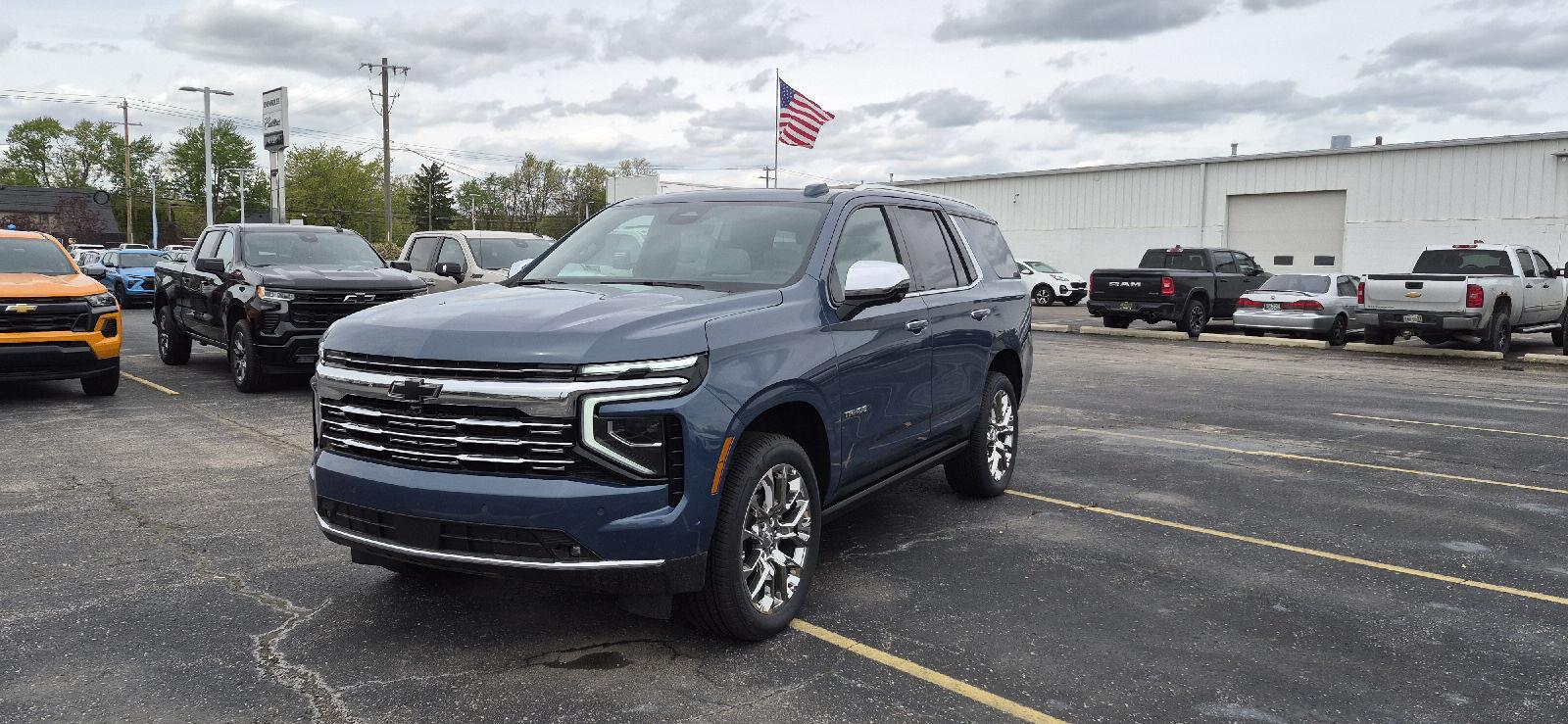Lakeshore Blue Metallic 2026 Chevrolet Tahoe SUV / Crossover Four-Wheel Drive Automatic