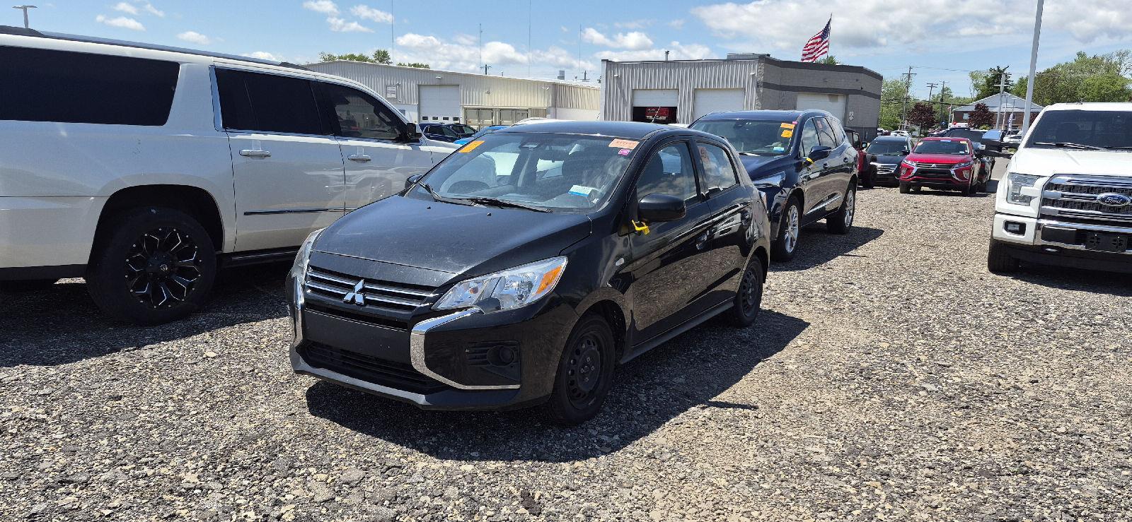 Mystic Black Metallic 2021 Mitsubishi Mirage ES FWD Hatchback Front-Wheel Drive Manual