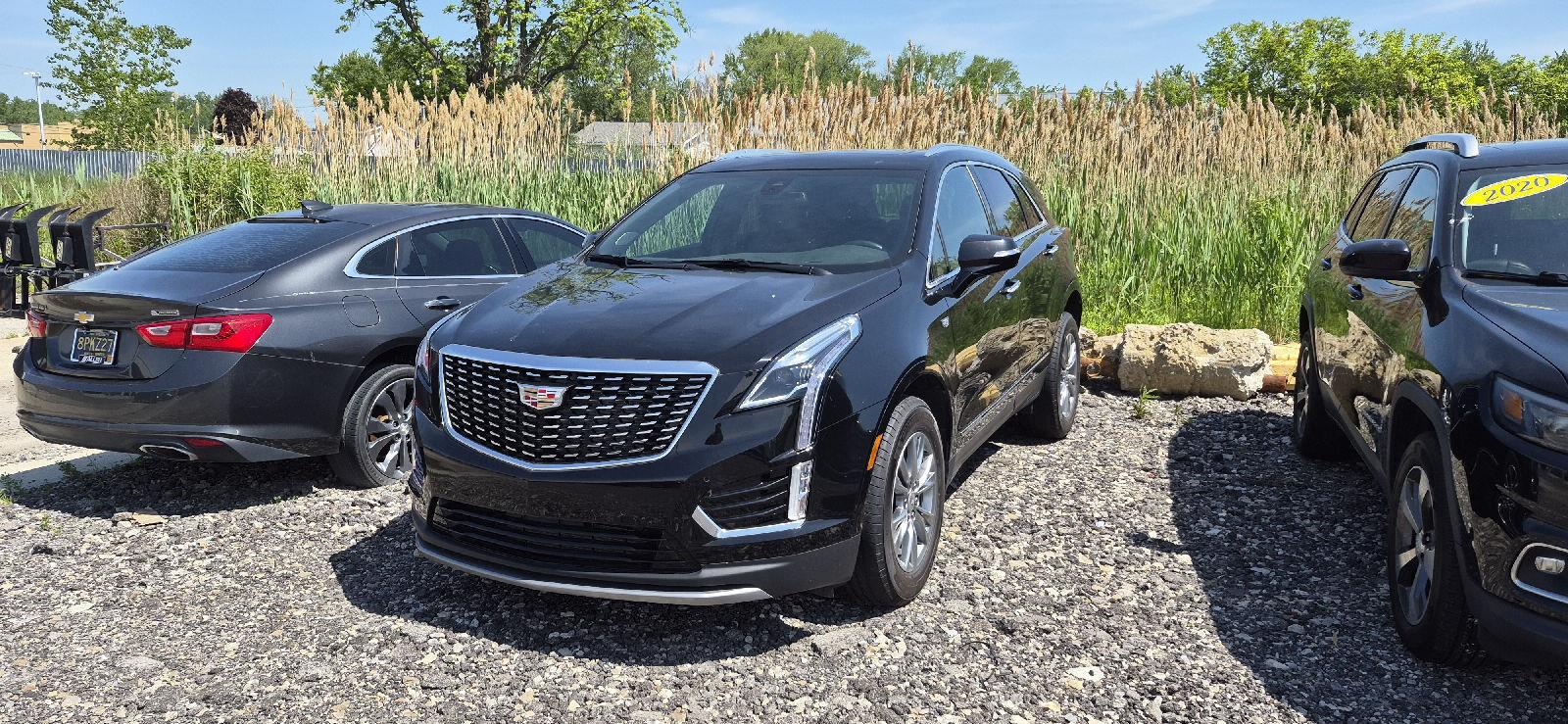 Stellar Black Metallic 2023 Cadillac XT5 Premium Luxury FWD SUV / Crossover Front-Wheel Drive 9-Speed Automatic