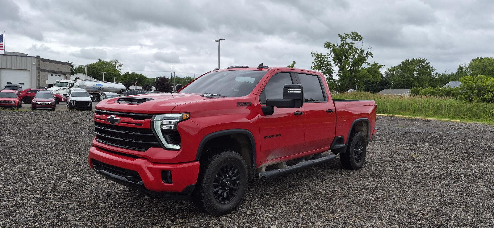 Red 2024 Chevrolet Silverado 2500HD Pickup Truck Four-Wheel Drive
