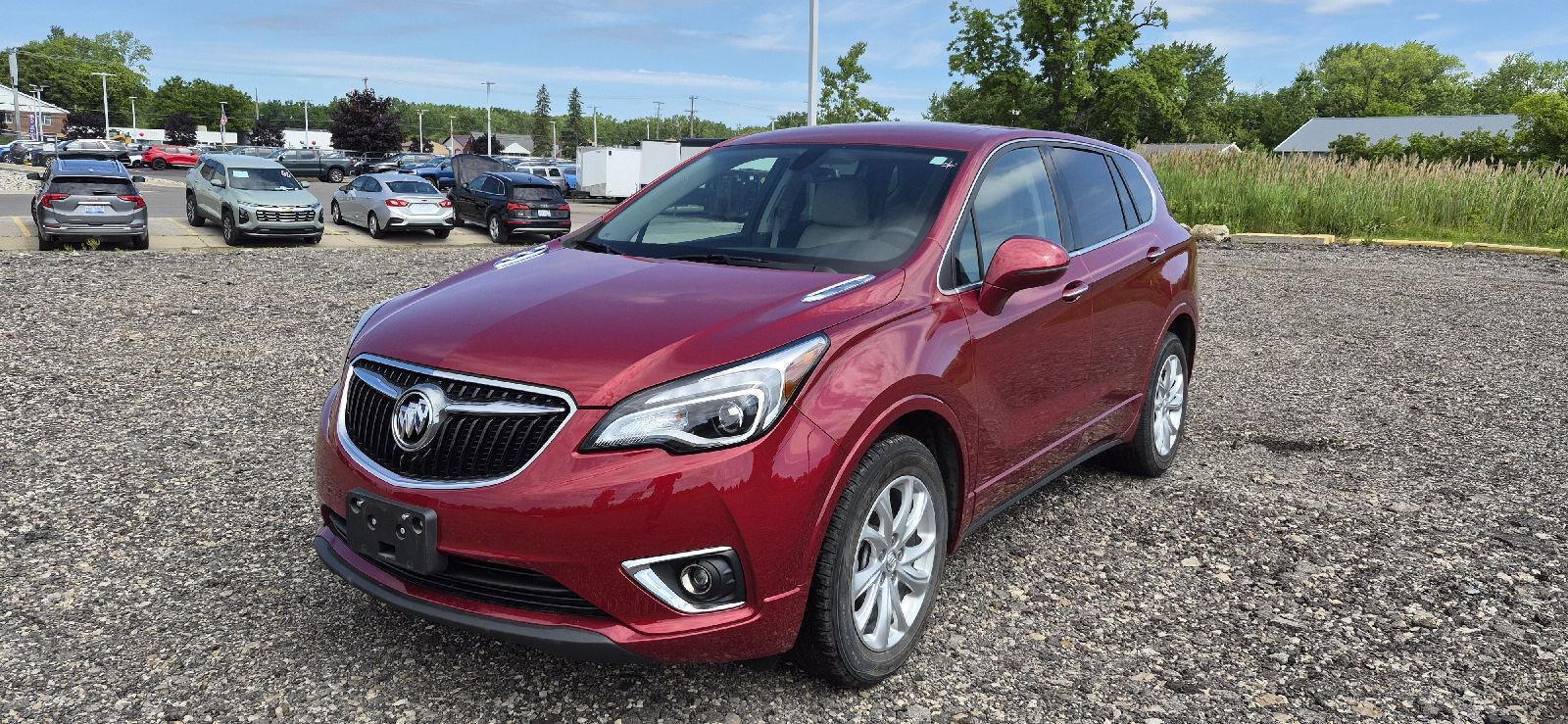 Chili Red Metallic 2020 Buick Envision SUV / Crossover All-Wheel Drive 6-Speed Automatic