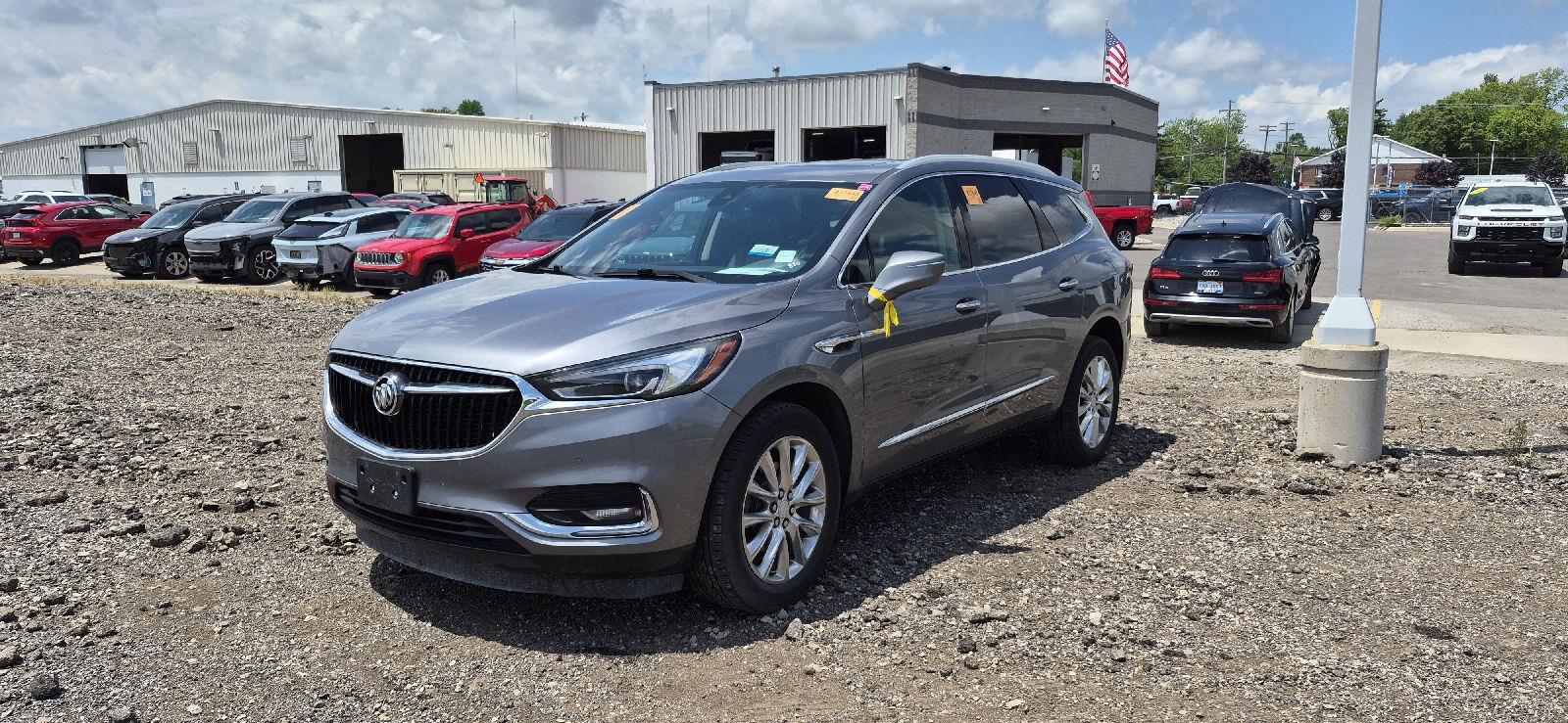 Gray (Satin Steel Metallic) 2019 Buick Enclave SUV / Crossover Four-Wheel Drive 9-Speed Automatic