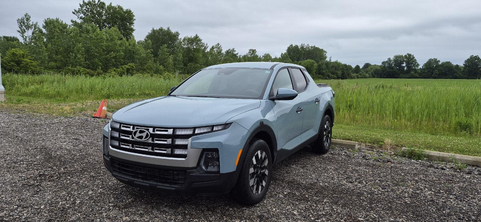 Blue Stone 2025 Hyundai Santa Cruz Pickup Truck All-Wheel Drive Automatic