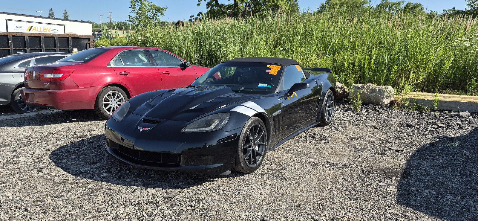Black 2010 Chevrolet Corvette Convertible Rear-Wheel Drive 6-Speed Automatic