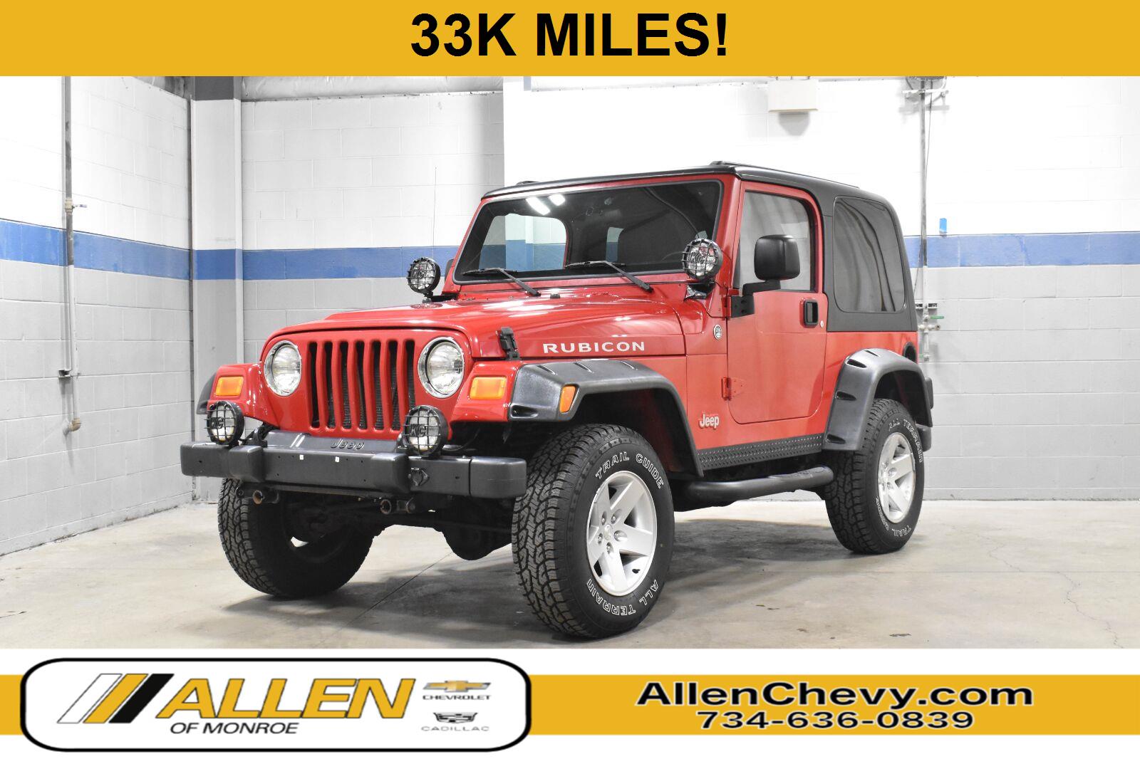 Flame Red 2006 Jeep Wrangler SUV / Crossover Four-Wheel Drive 4-Speed Automatic