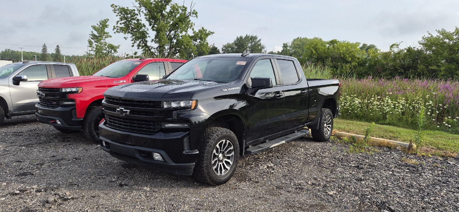 Black 2022 Chevrolet Silverado 1500 Pickup Truck Four-Wheel Drive 8-Speed Automatic