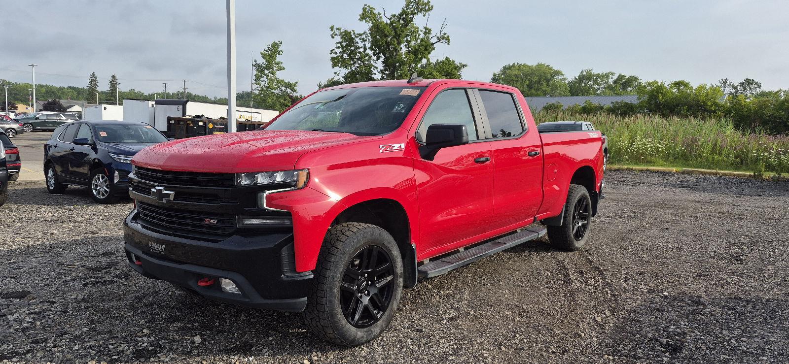 Red Hot 2022 Chevrolet Silverado 1500 Pickup Truck Four-Wheel Drive Automatic